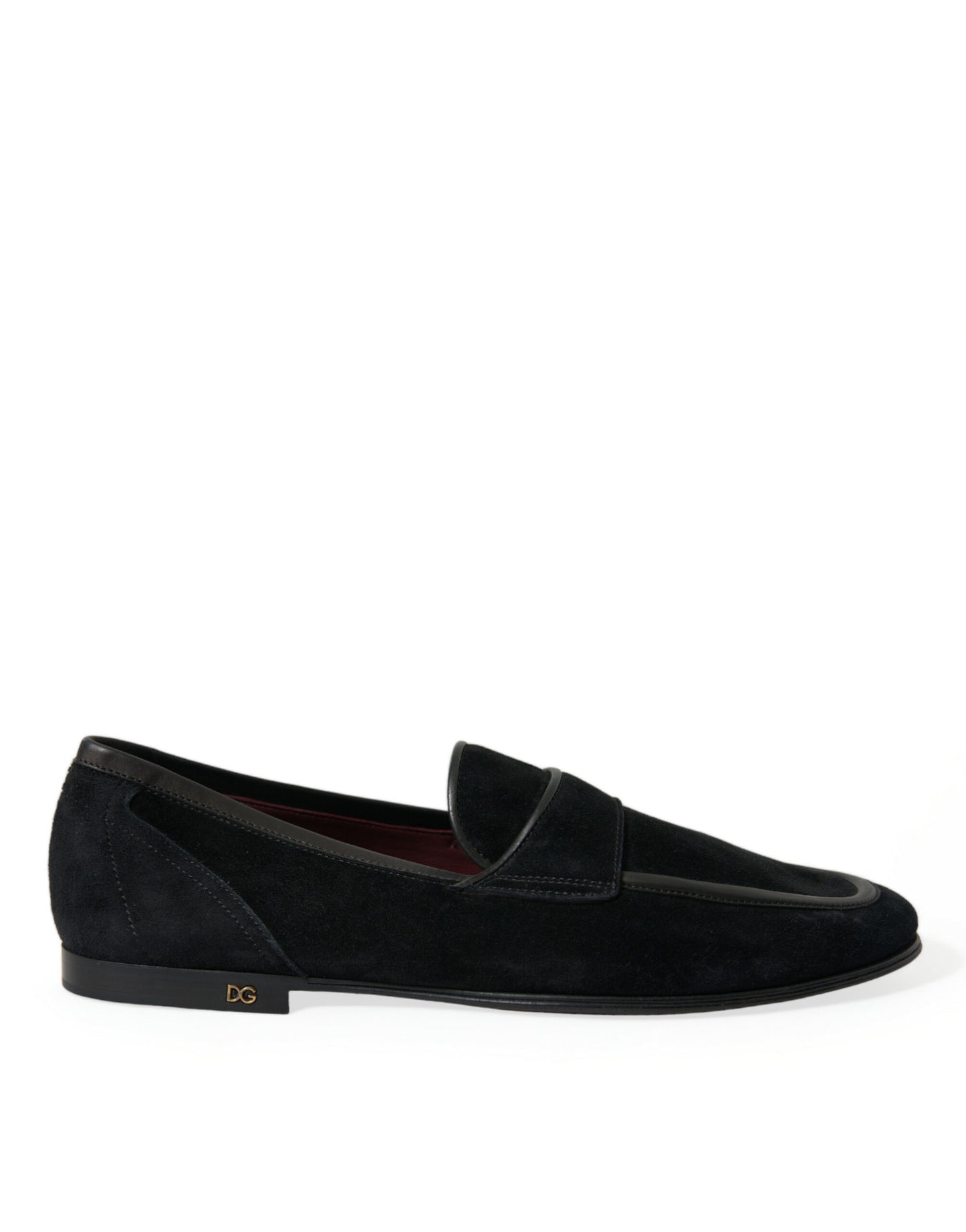 Dolce & Gabbana – Slipper-Loafer aus schwarzem Samt