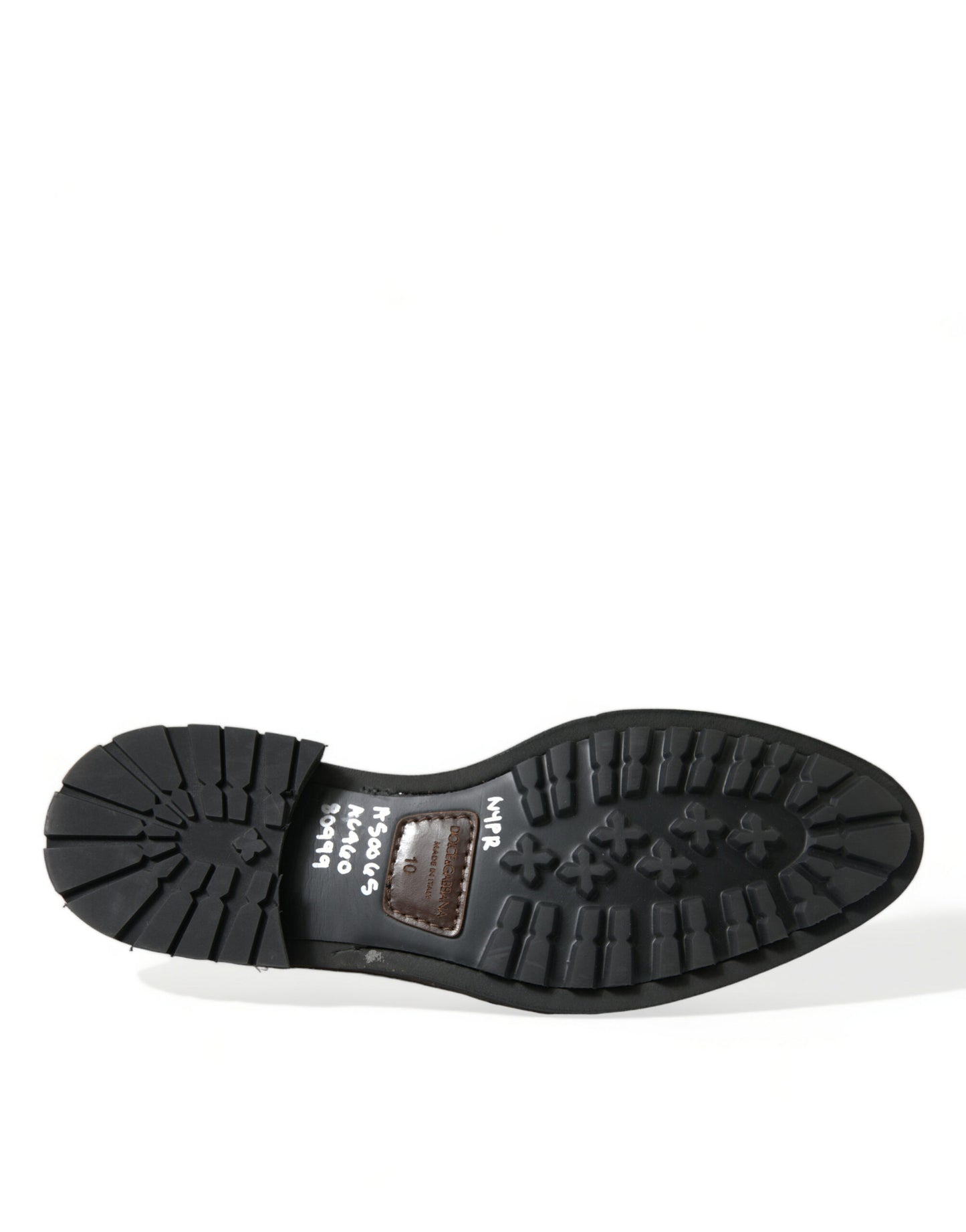 Dolce & Gabbana – Schwarze Loafer aus Leder mit Nieten
