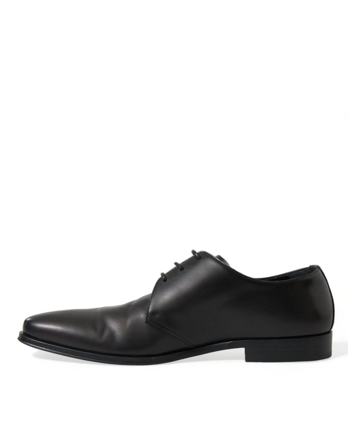 Dolce & Gabbana – Formelle Derby-Schuhe aus schwarzem Leder mit Schnürung