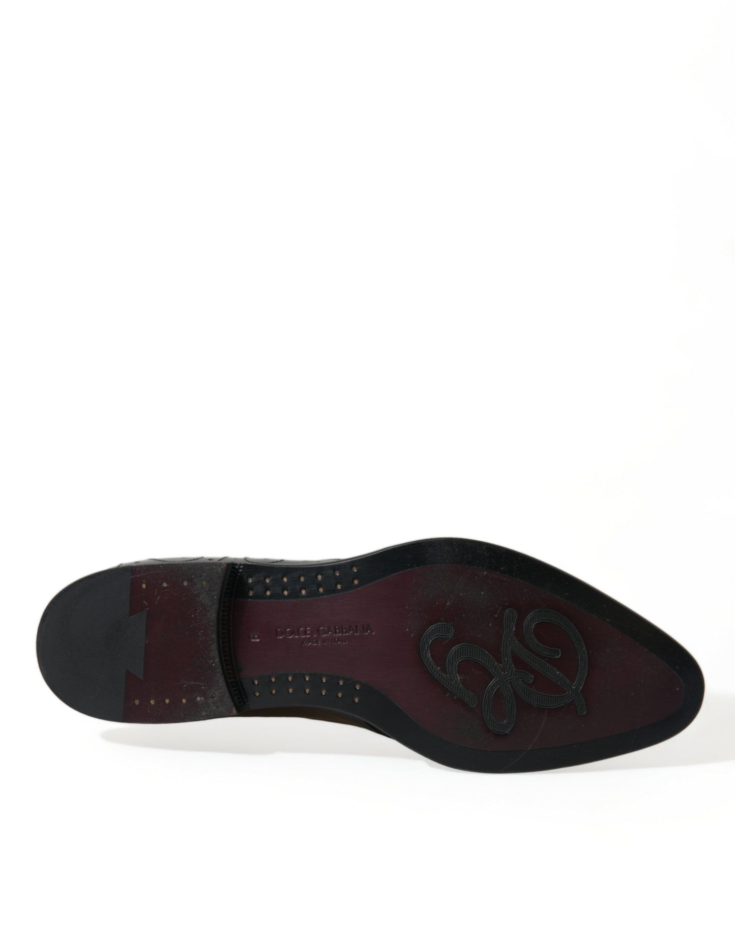 Dolce & Gabbana – Formelle Derby-Schuhe aus schwarzem Leder mit Schnürung