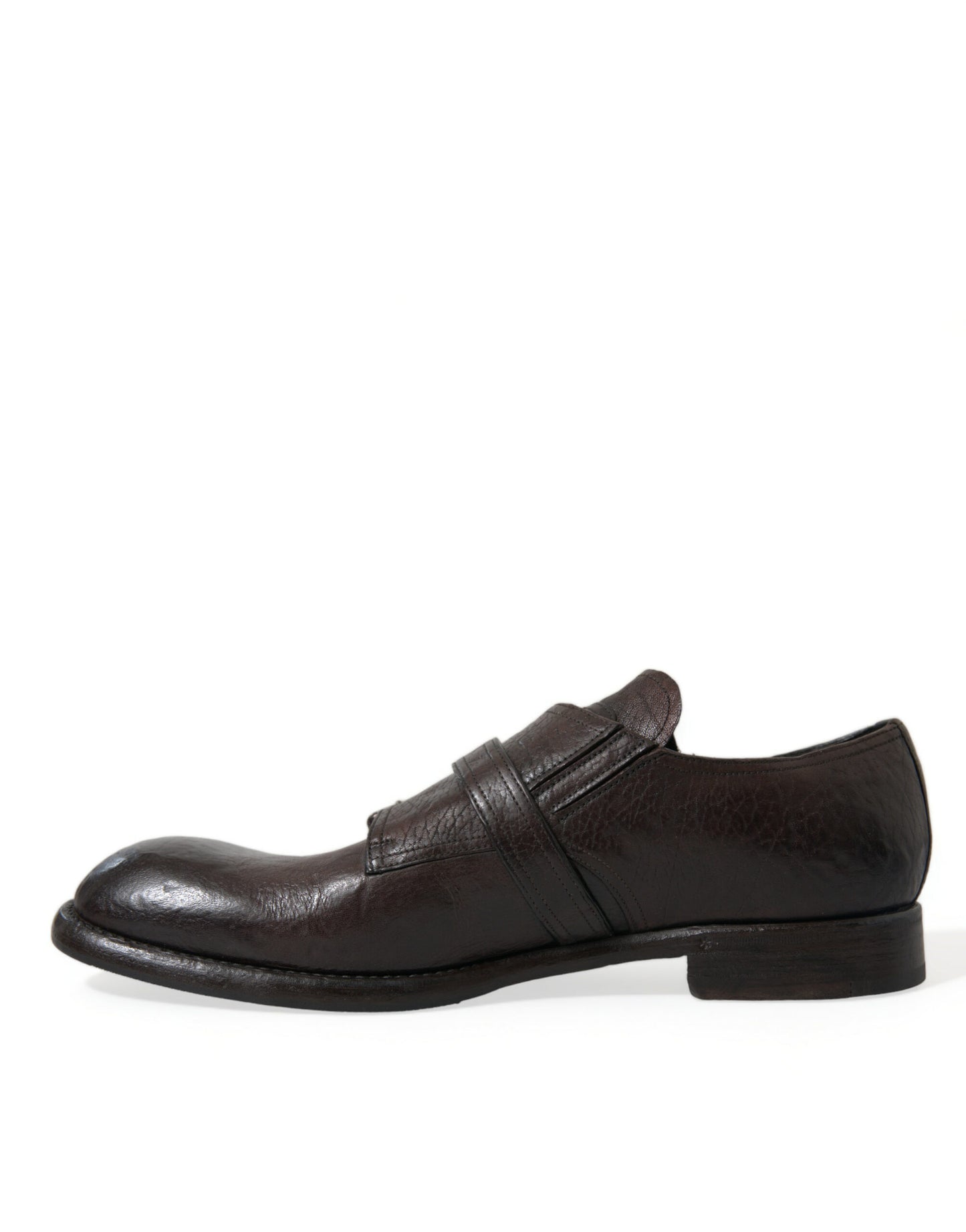 Dolce & Gabbana – Formelle Schuhe mit braunem Lederriemen