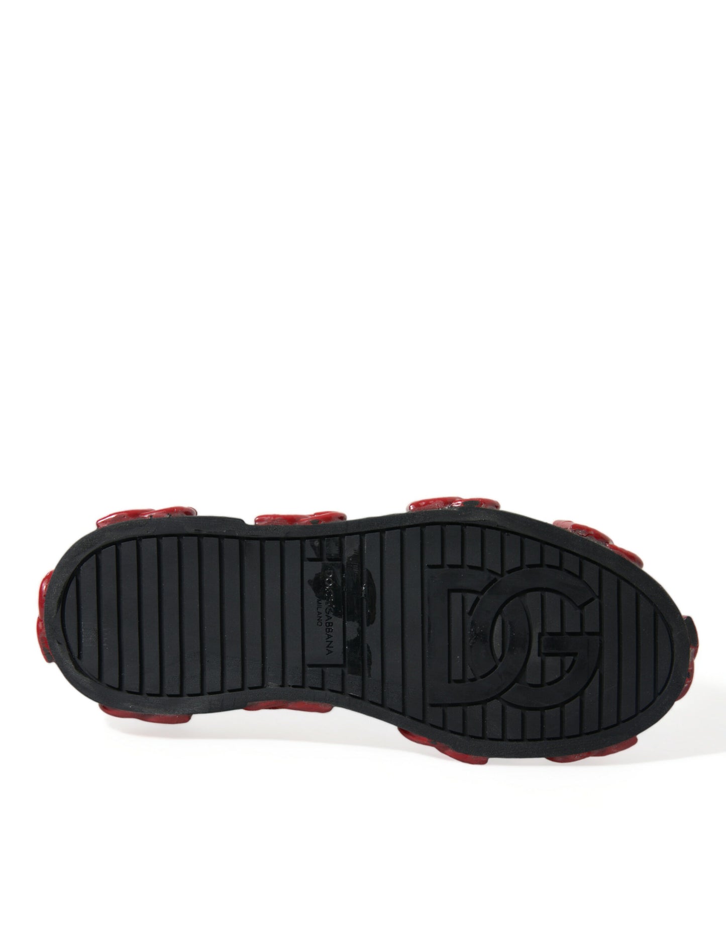 Dolce & Gabbana Multicolor Camouflage High Top Sneakers Schuhe