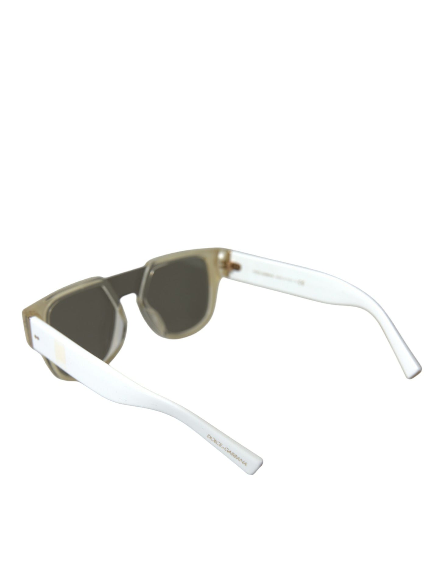 Dolce & Gabbana – Sonnenbrille DG4356 mit verspiegelten Gläsern aus weißem Acetat