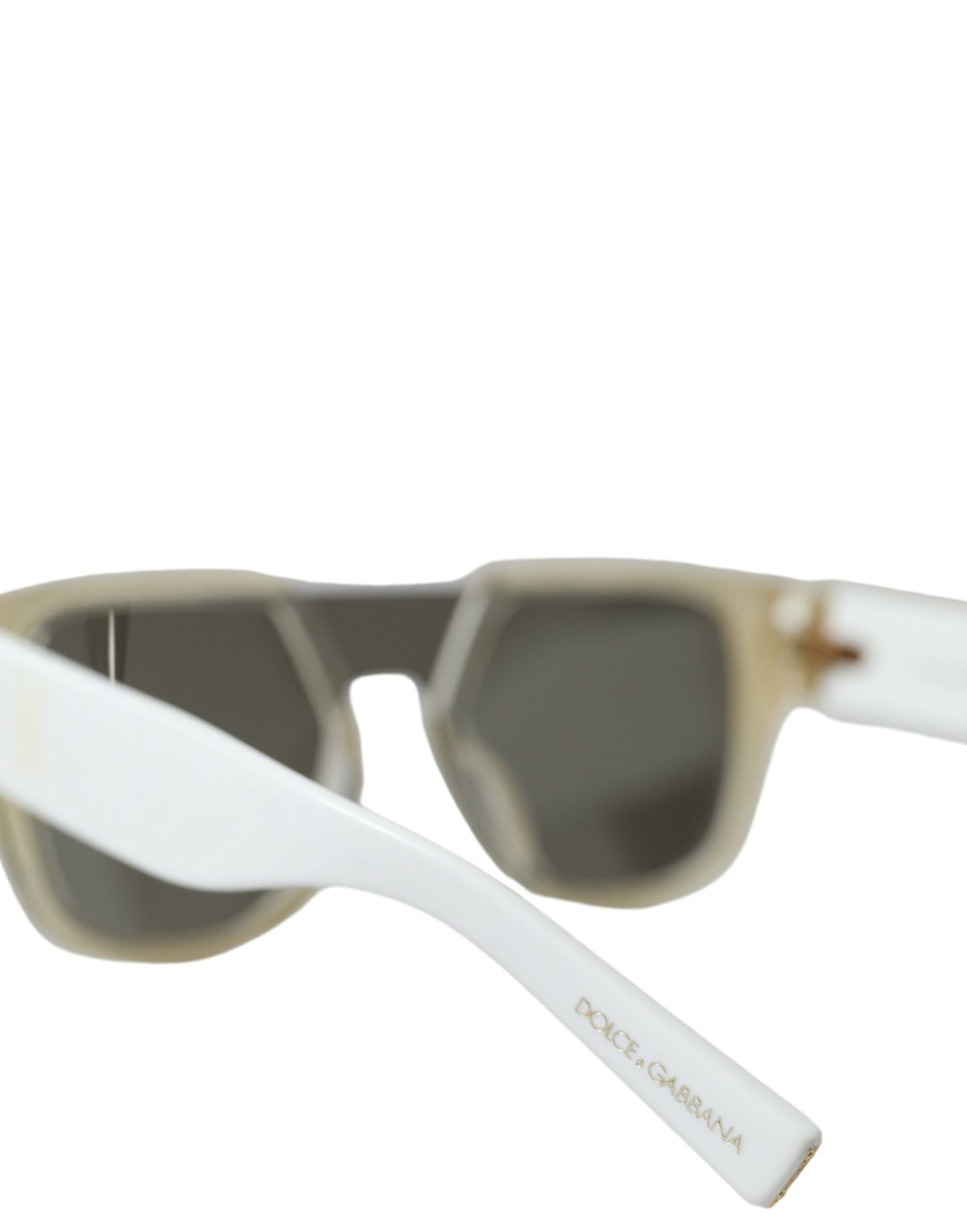 Dolce & Gabbana – Sonnenbrille DG4356 mit verspiegelten Gläsern aus weißem Acetat