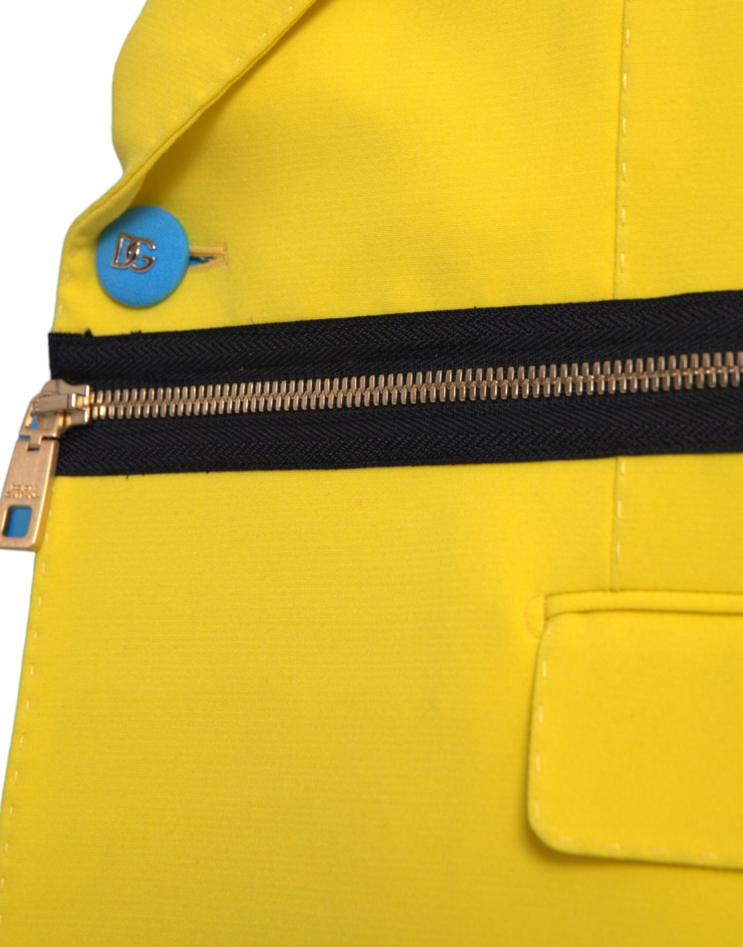 Dolce & Gabbana – Mehrfarbige Patchwork-Manteljacke mit Blumenapplikationen