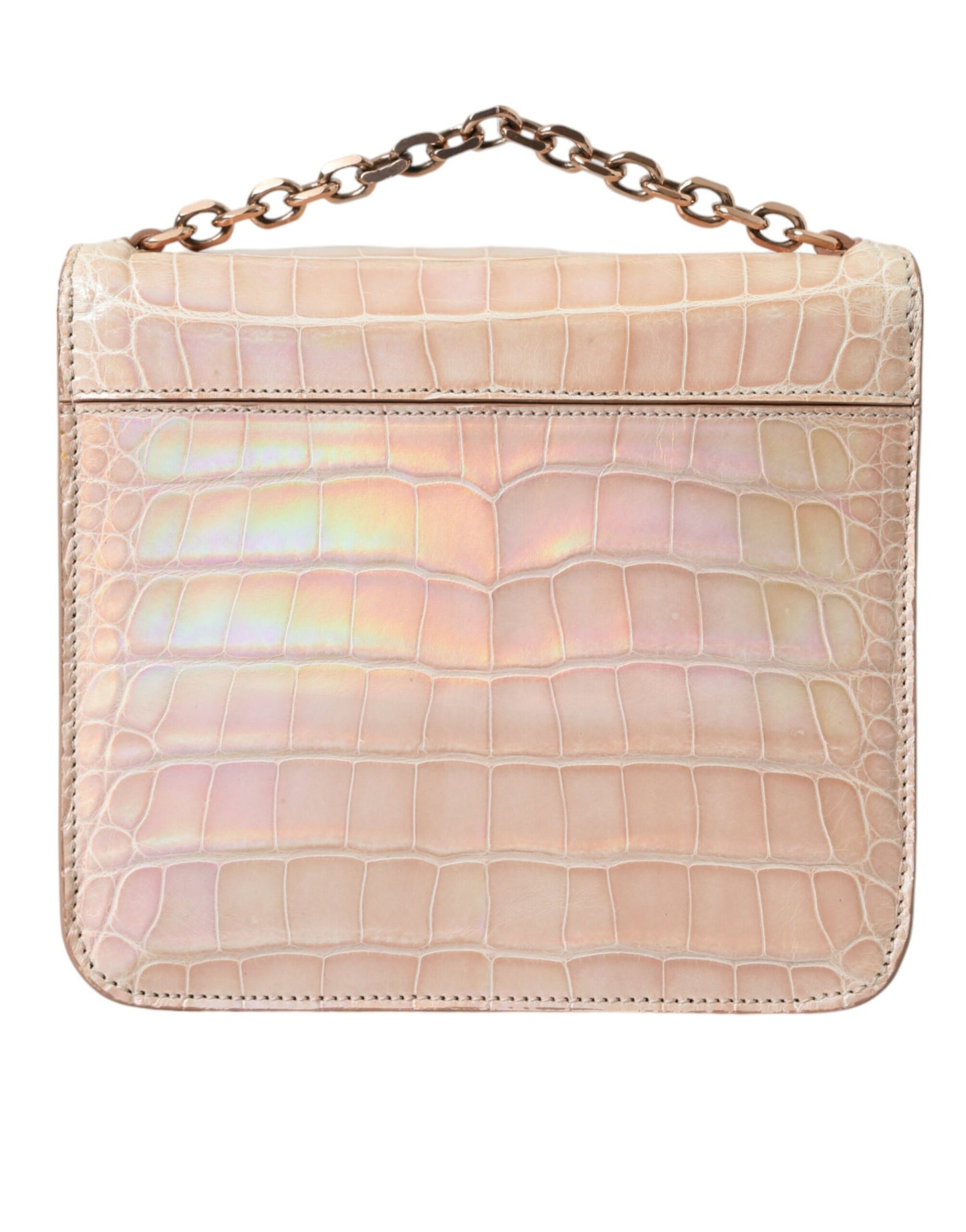Balenciaga Beige Blau Achat Exotisches Leder Gold Kette Handtasche Tasche