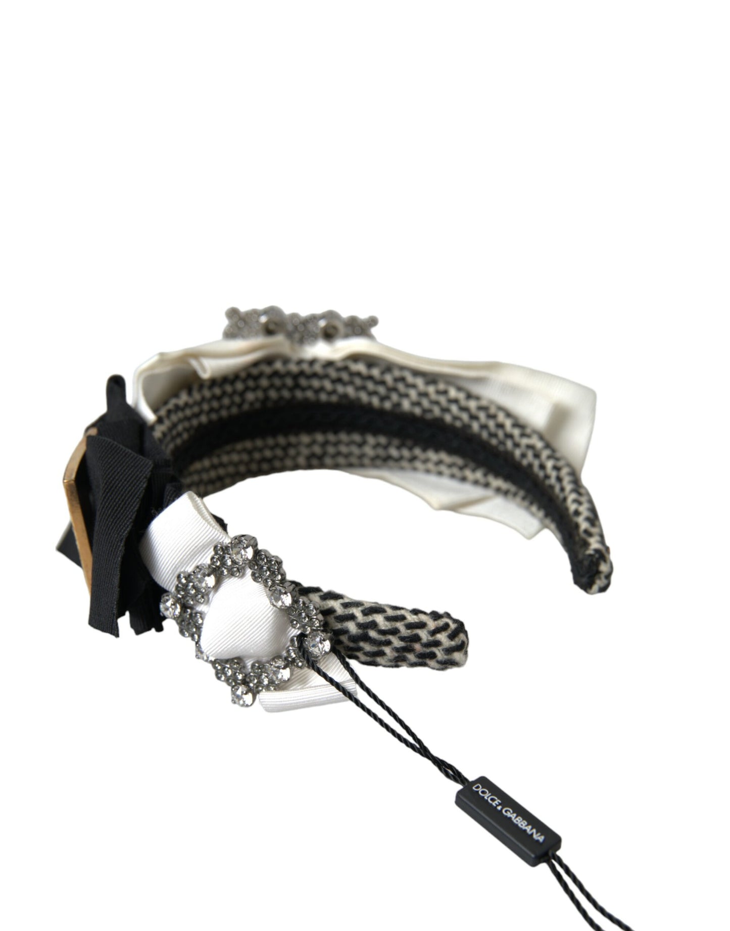 Dolce & Gabbana Mehrfarbiges, mit Kristallen verziertes Damen-Stirnband-Diadem