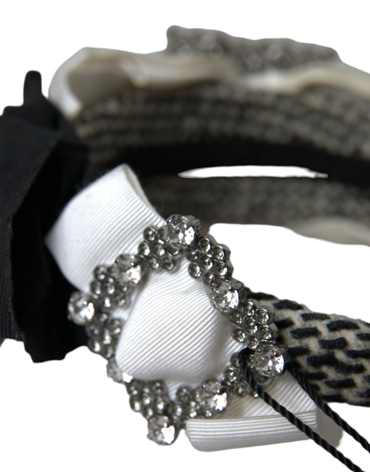 Dolce & Gabbana Mehrfarbiges, mit Kristallen verziertes Damen-Stirnband-Diadem