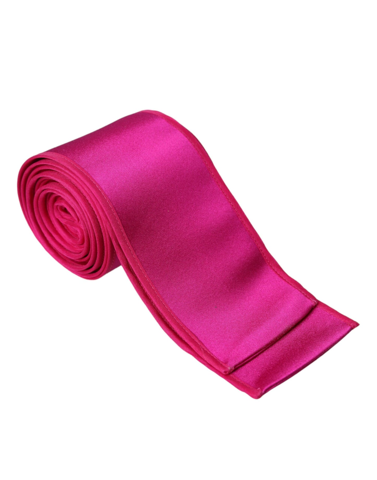 Dolce & Gabbana Fuchsia Pink Seidengürtel für Damen