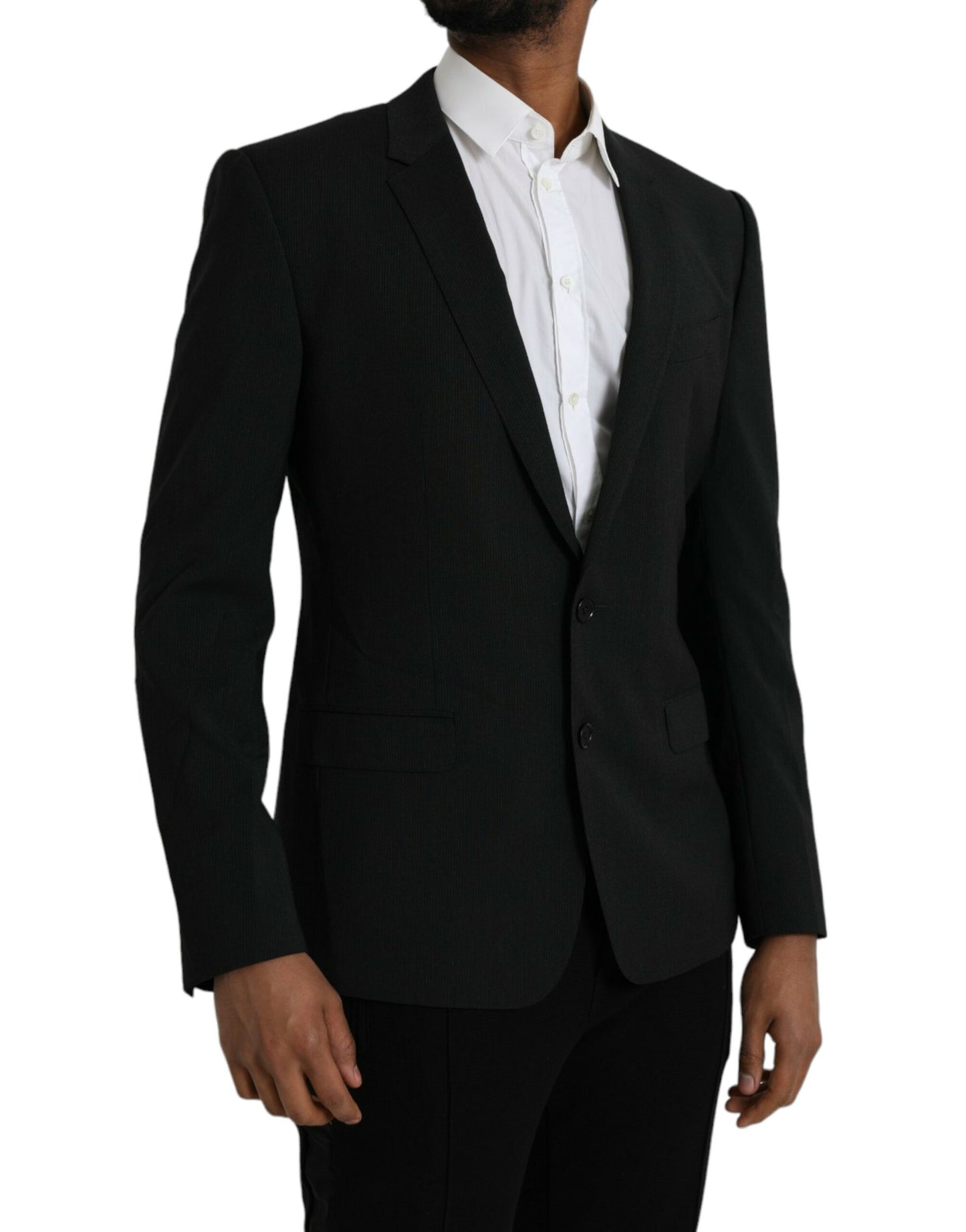 Dolce & Gabbana – MARTINI – Einreihiger Schalblazer, Blau