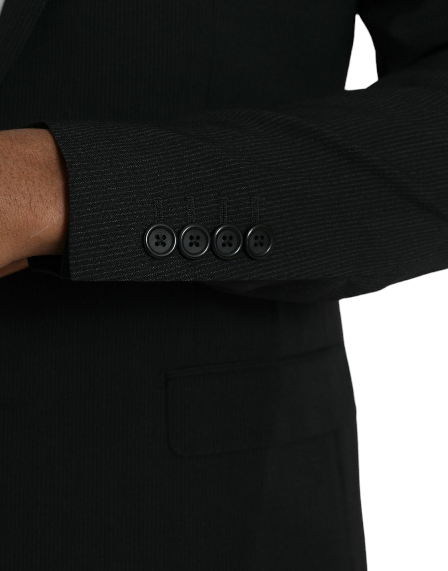Dolce & Gabbana – MARTINI – Einreihiger Schalblazer, Blau