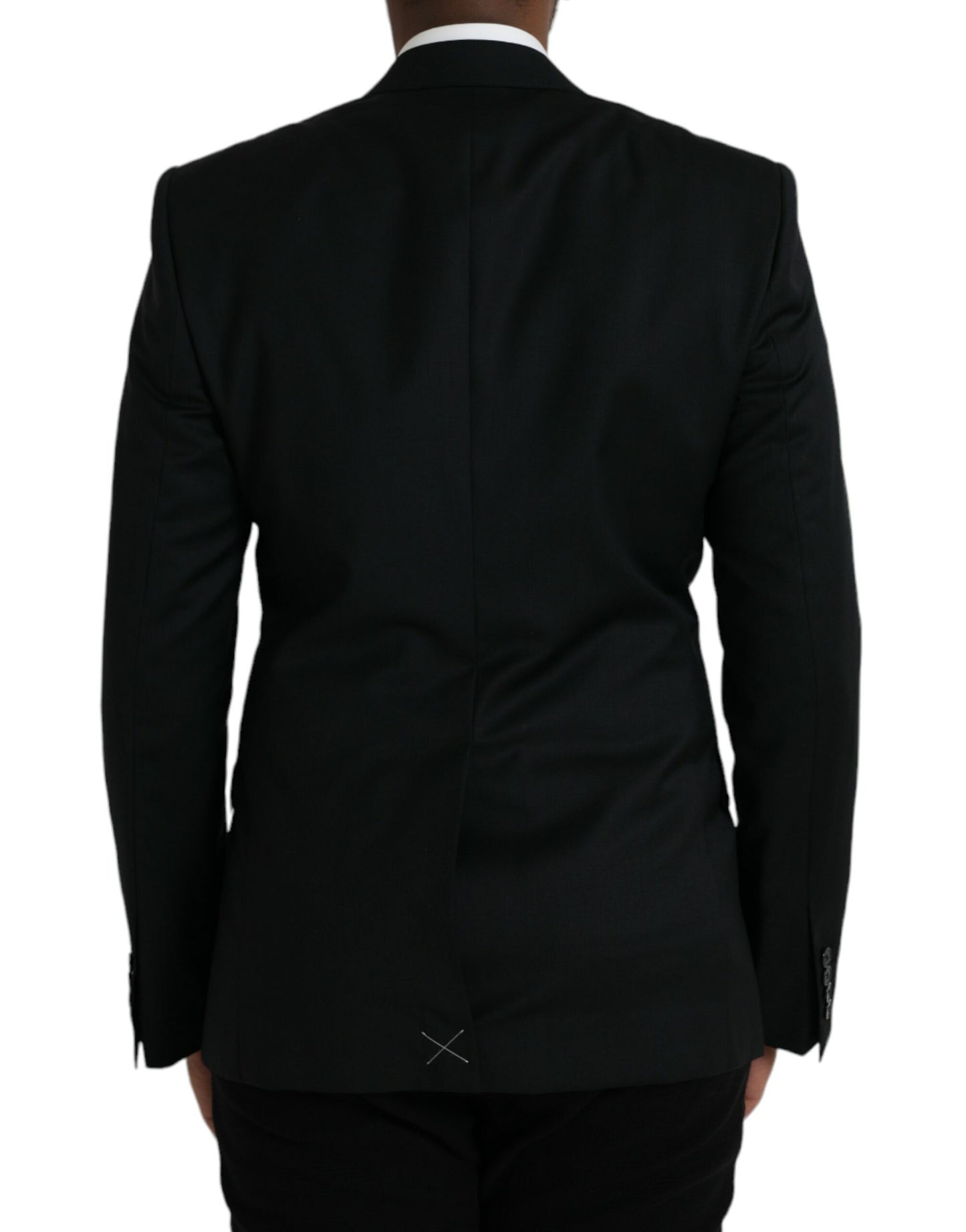 Dolce & Gabbana – Einreihiger MARTINI-Blazer aus schwarzer Wolle