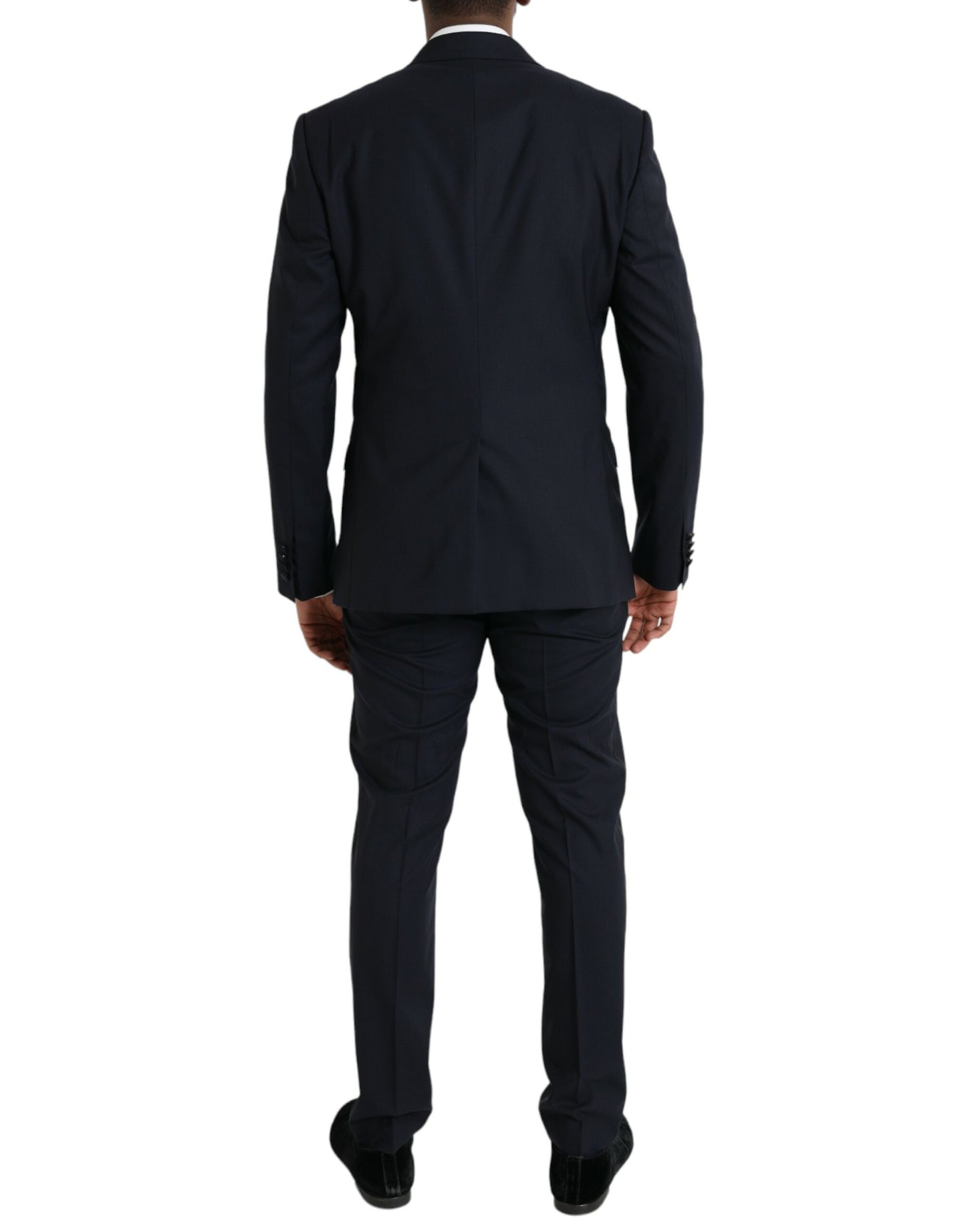 Dolce & Gabbana – Dunkelblauer MARTINI-Anzug aus Wolle, dreiteilig