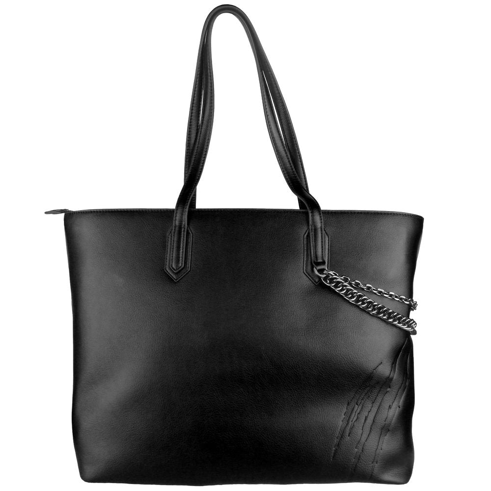 Plein Sport Schwarze Polyethylen-Umhängetasche für Damen