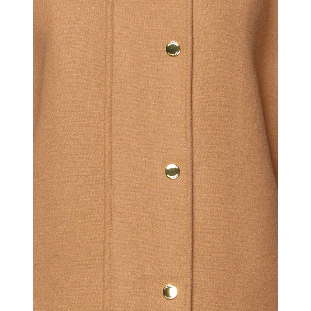 Love Moschino Brauner Wollmantel für Damen