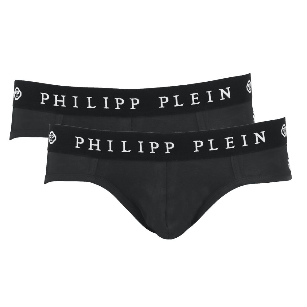 Philipp Plein – Schwarzes Herren-Boxershorts-Set aus Baumwolle