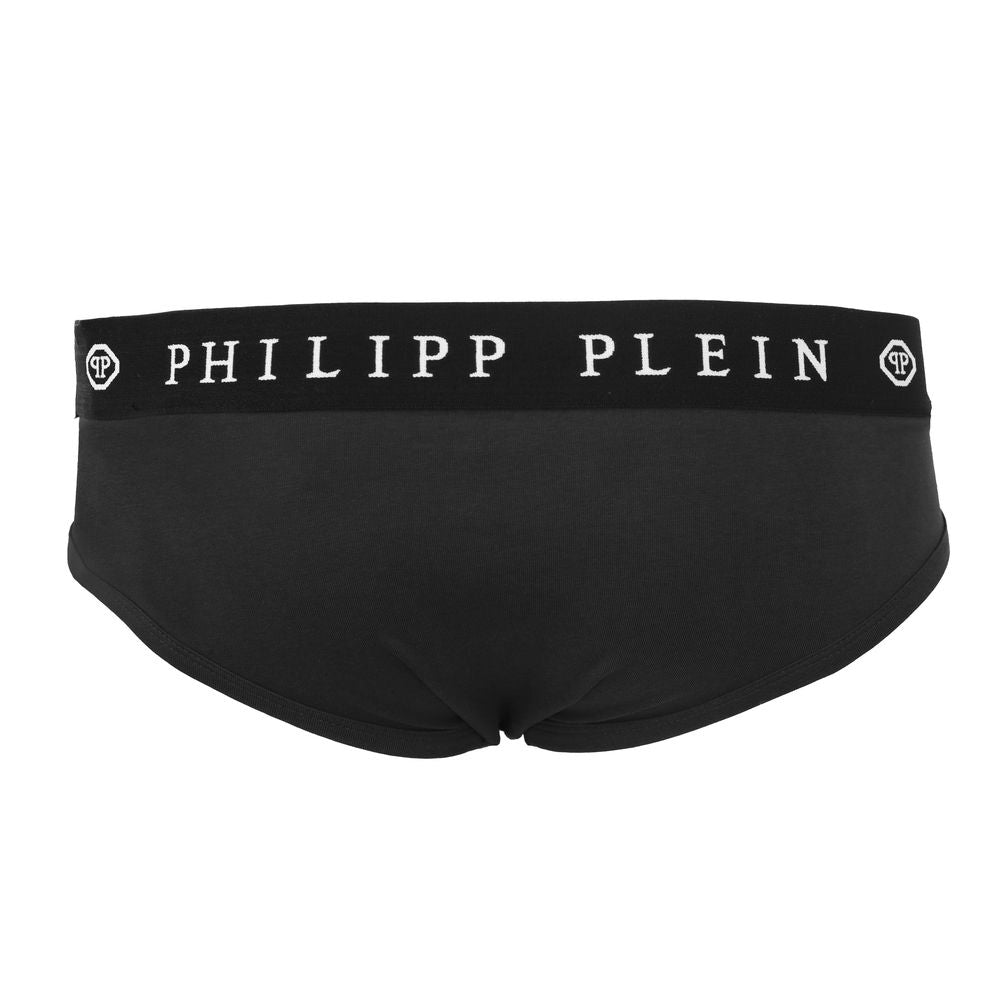 Philipp Plein – Schwarzes Herren-Boxershorts-Set aus Baumwolle