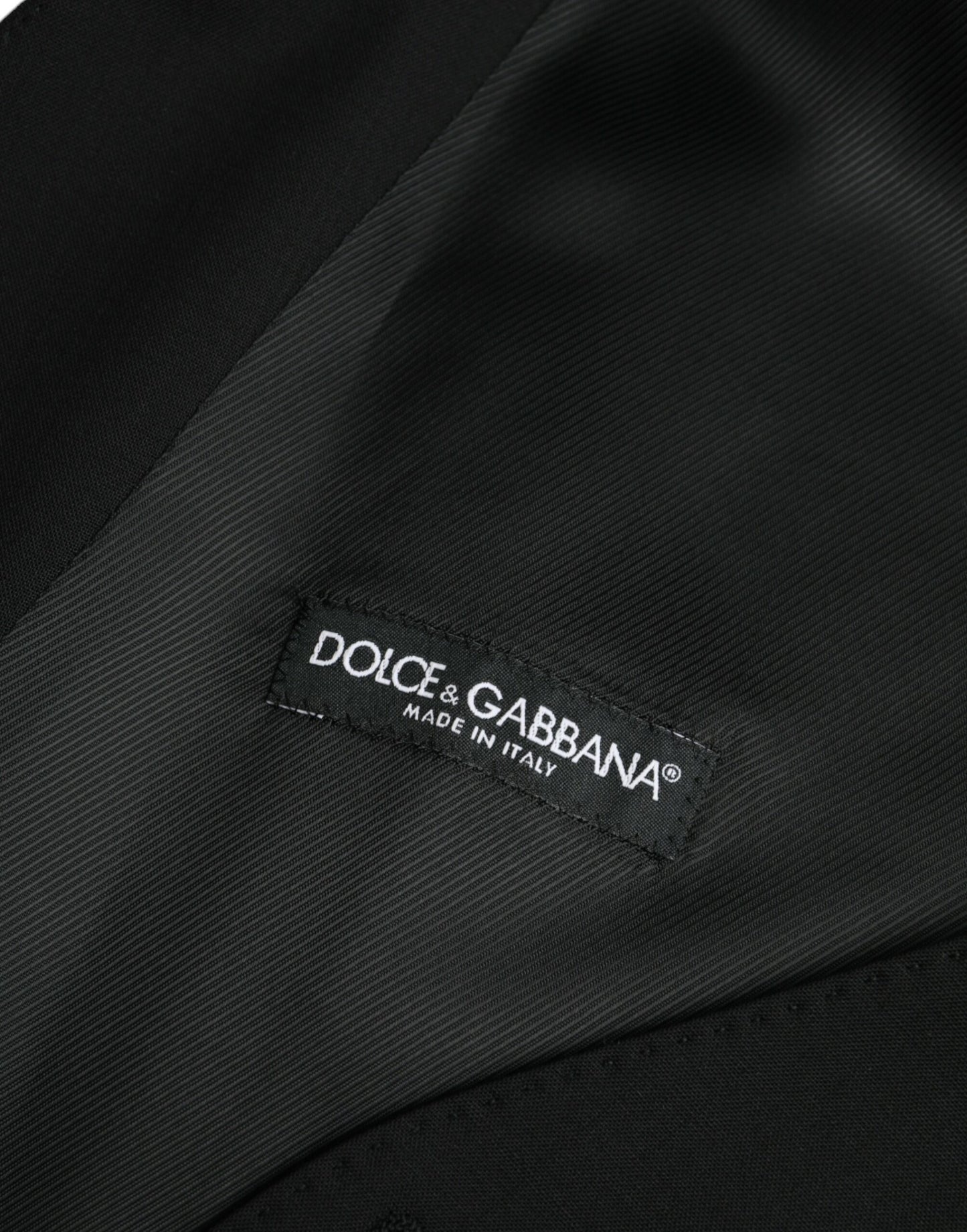 Dolce & Gabbana – Schwarze Weste aus Wolle für formelle Anlässe