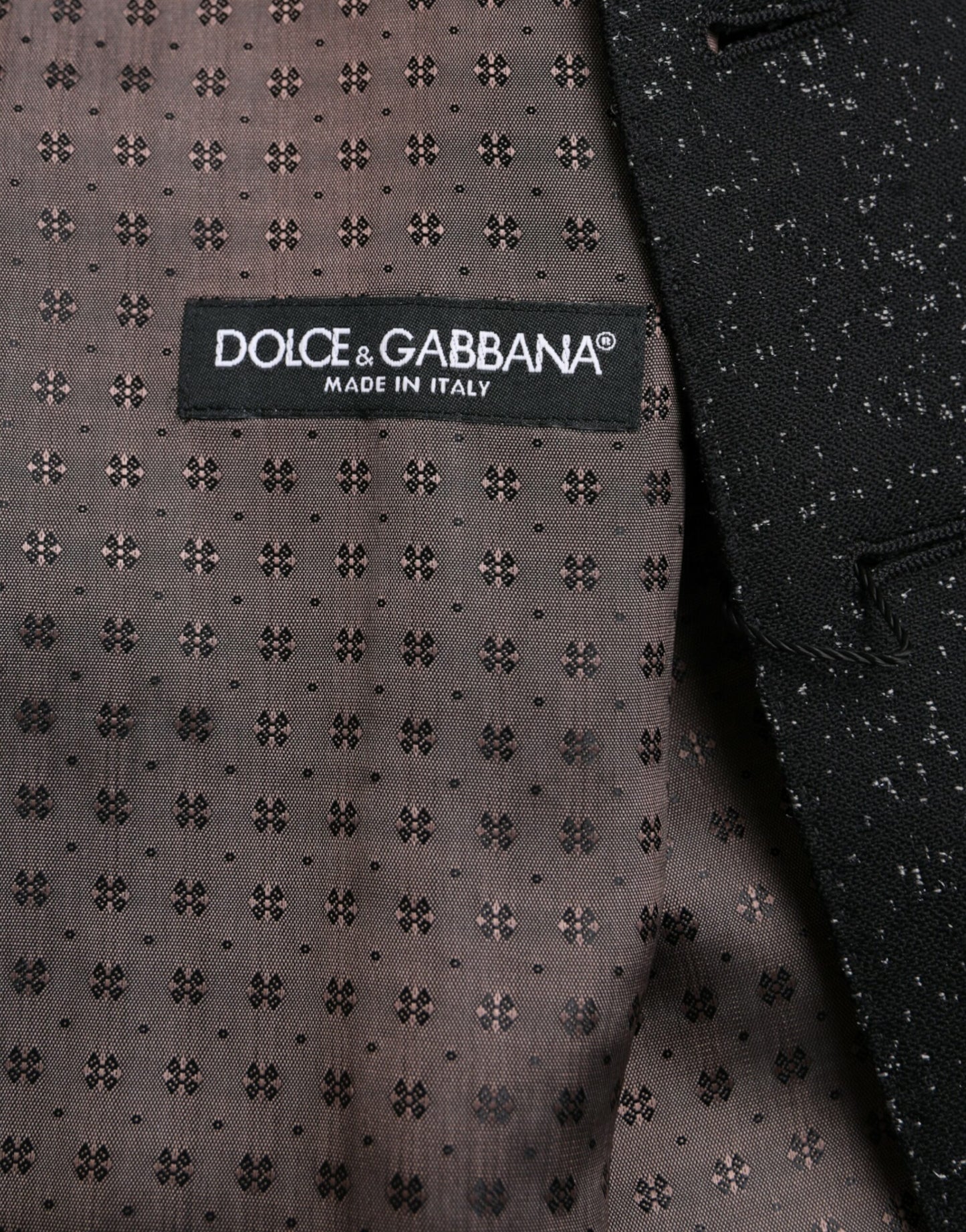 Dolce & Gabbana Schwarz Braun Seidenweste Kleid Formale Weste