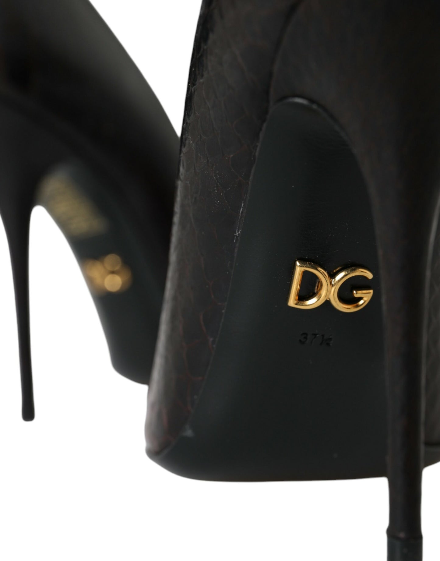 Dolce & Gabbana Multicolor Exotic Leather Heels Pumps Schuhe