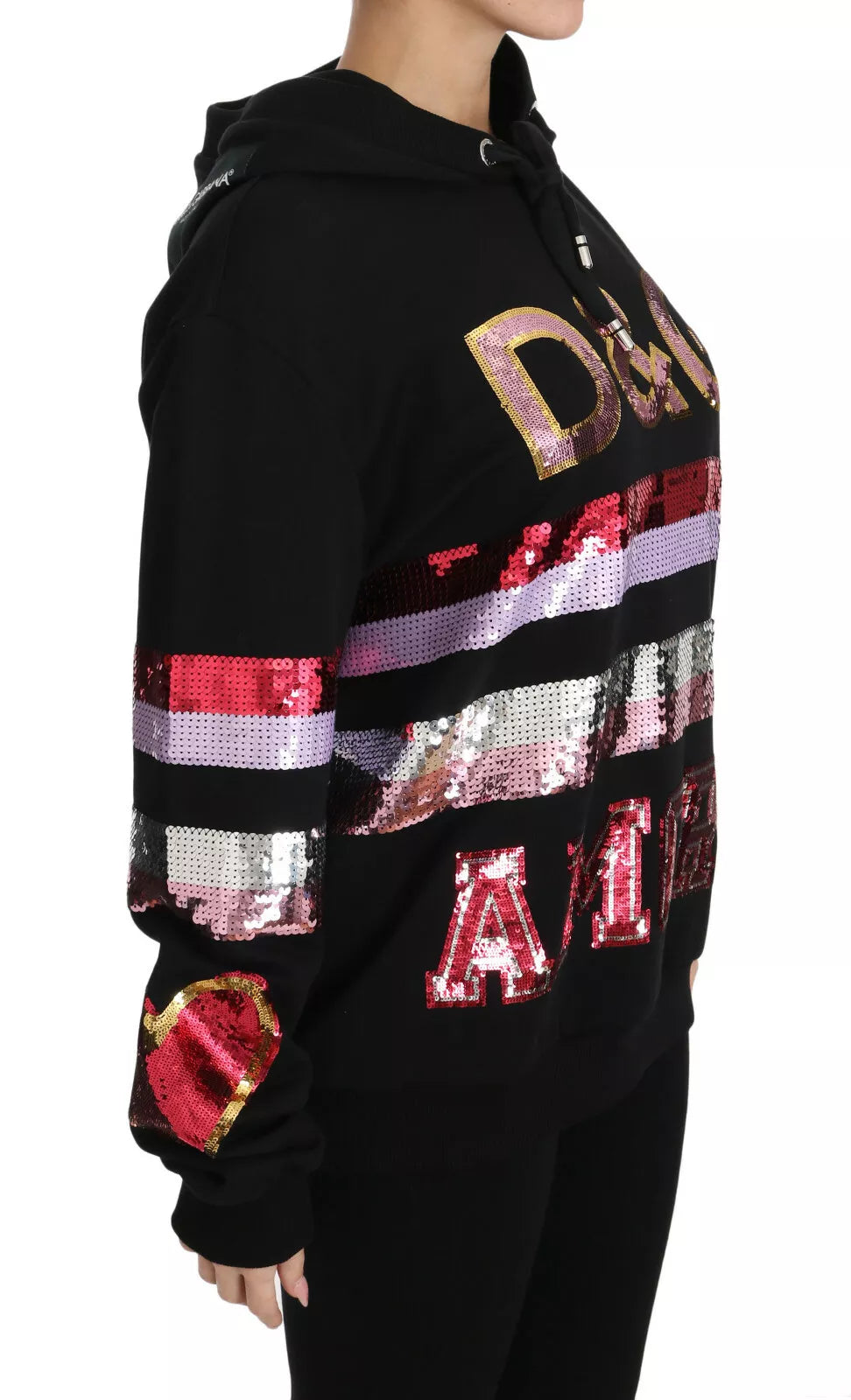 Dolce & Gabbana DG Pailletten-Kapuzenpullover