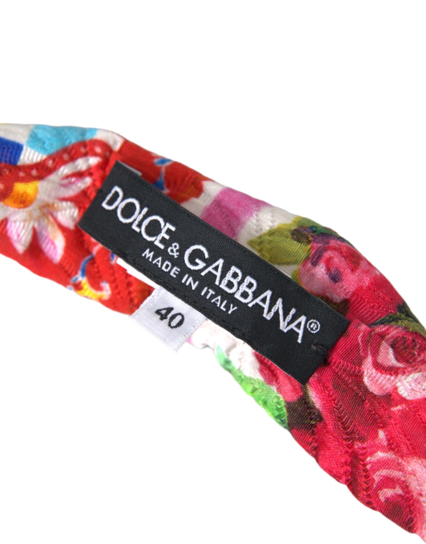 Mehrfarbiger Taillengürtel mit Carretto-Print von Dolce & Gabbana