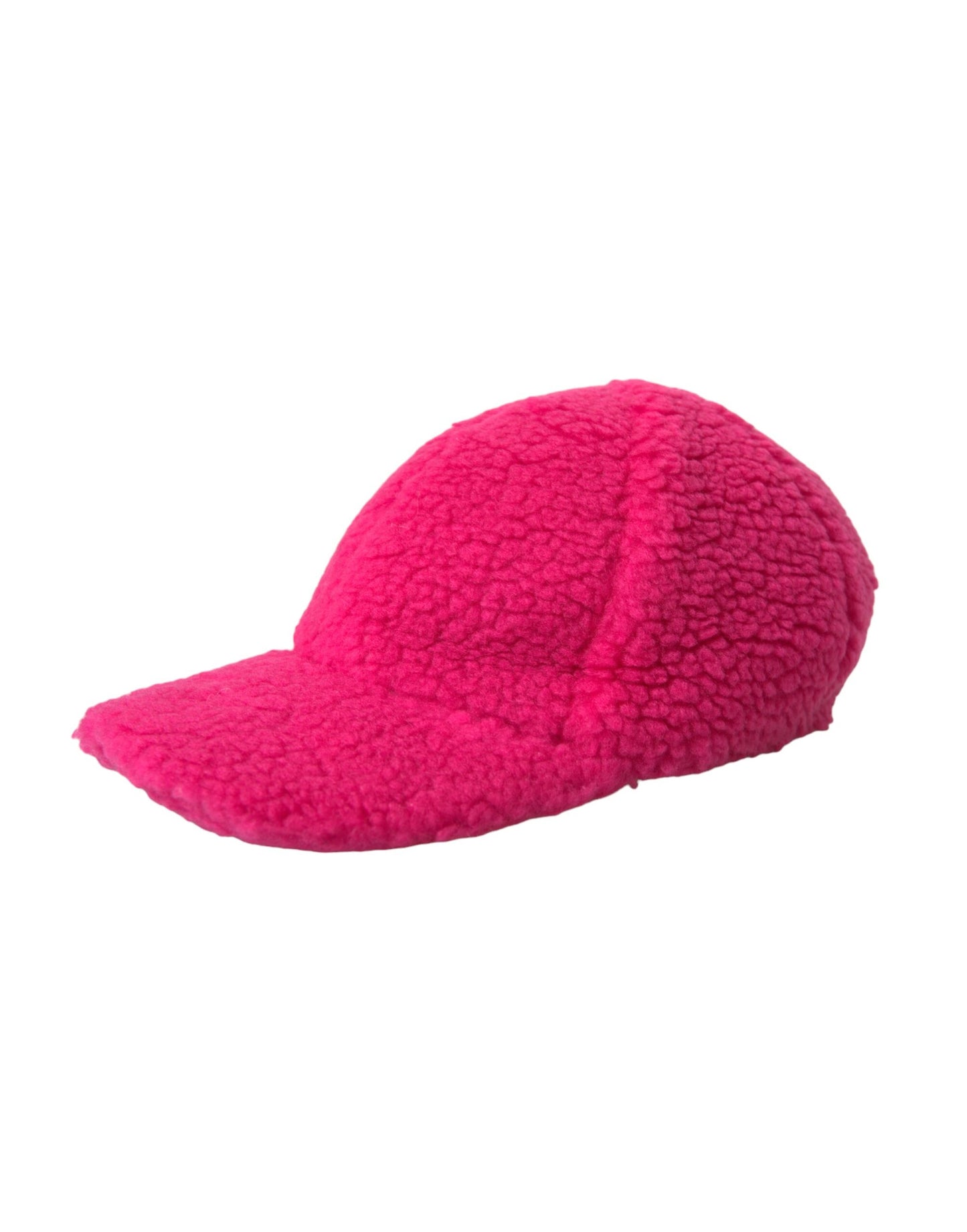 Dolce & Gabbana – Baseballmütze aus Fleece und Plüsch in Rosa für Herren