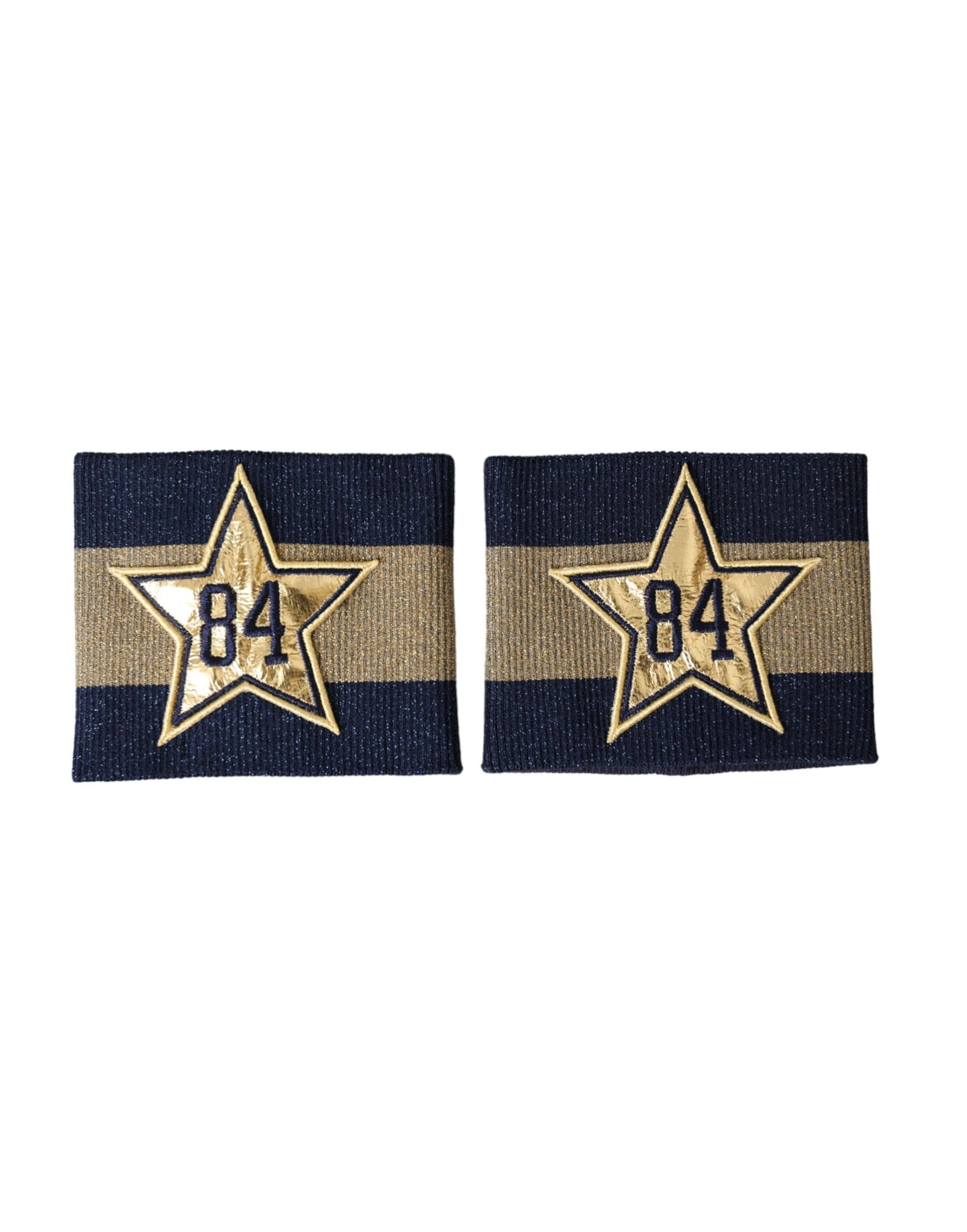 Dolce & Gabbana Schwarz-Gold-Logo-Stern 84 Viskose-Armband
