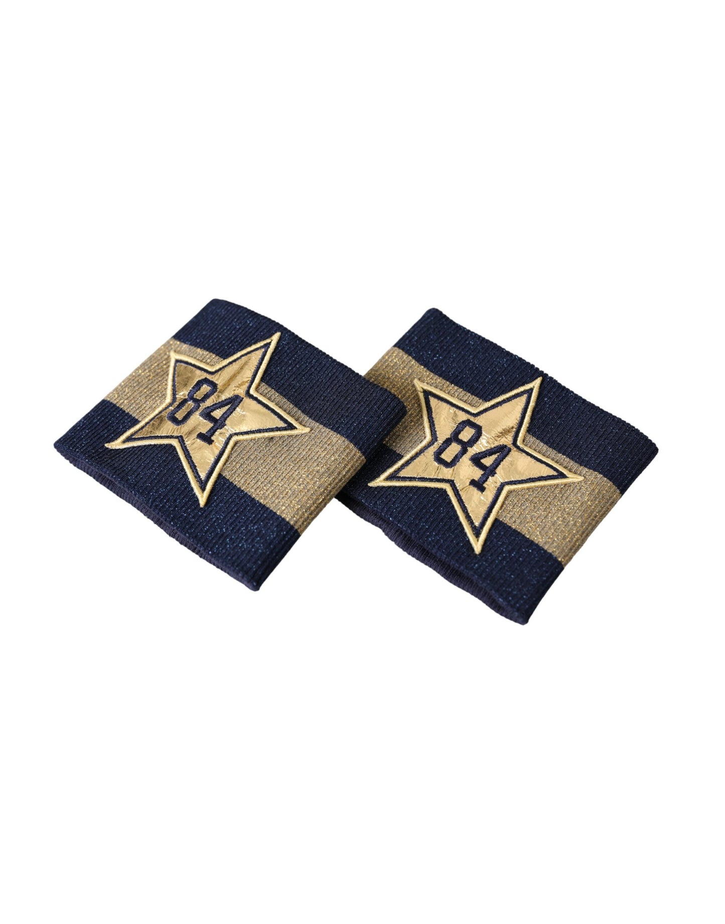 Dolce & Gabbana Schwarz-Gold-Logo-Stern 84 Viskose-Armband