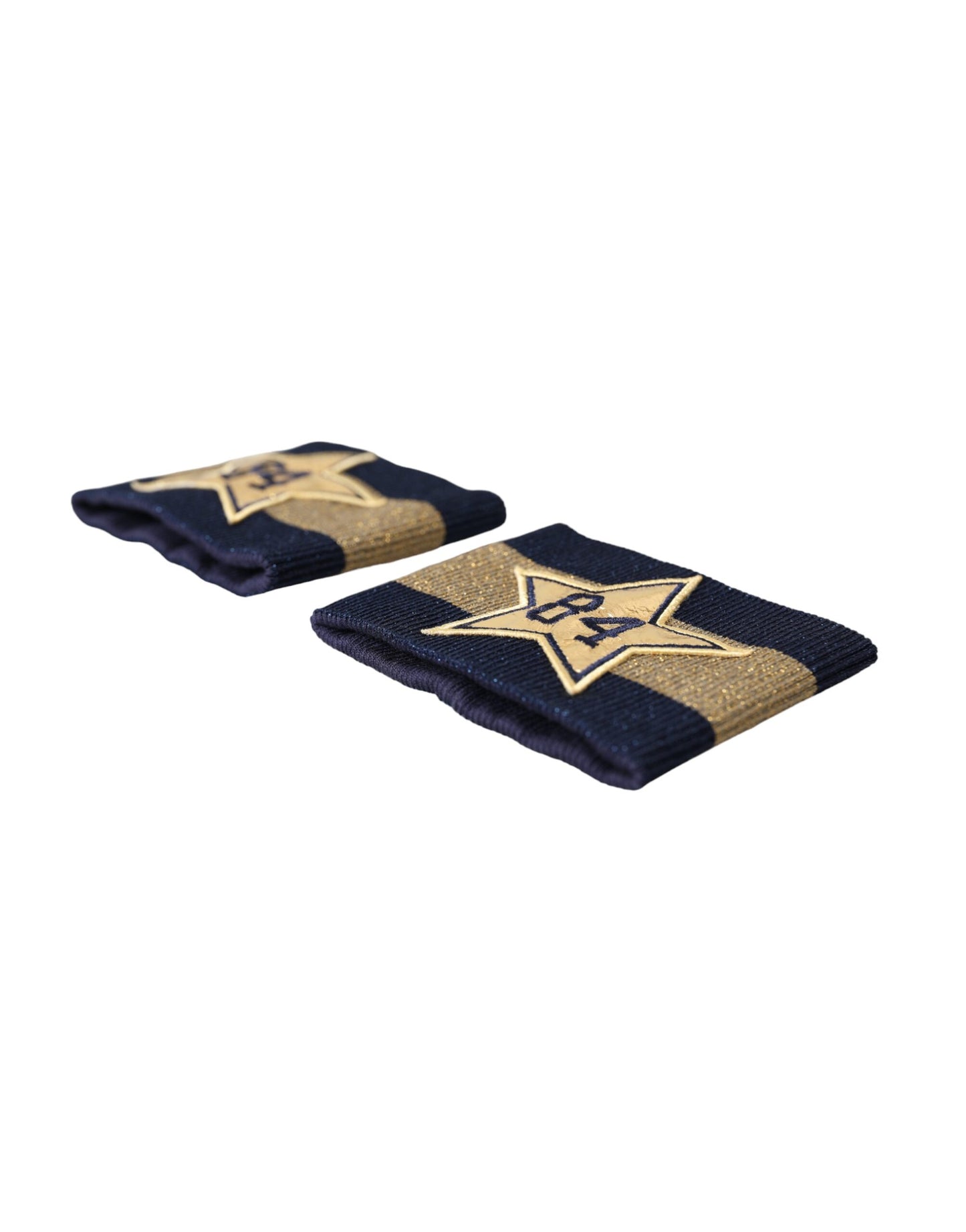Dolce & Gabbana Schwarz-Gold-Logo-Stern 84 Viskose-Armband