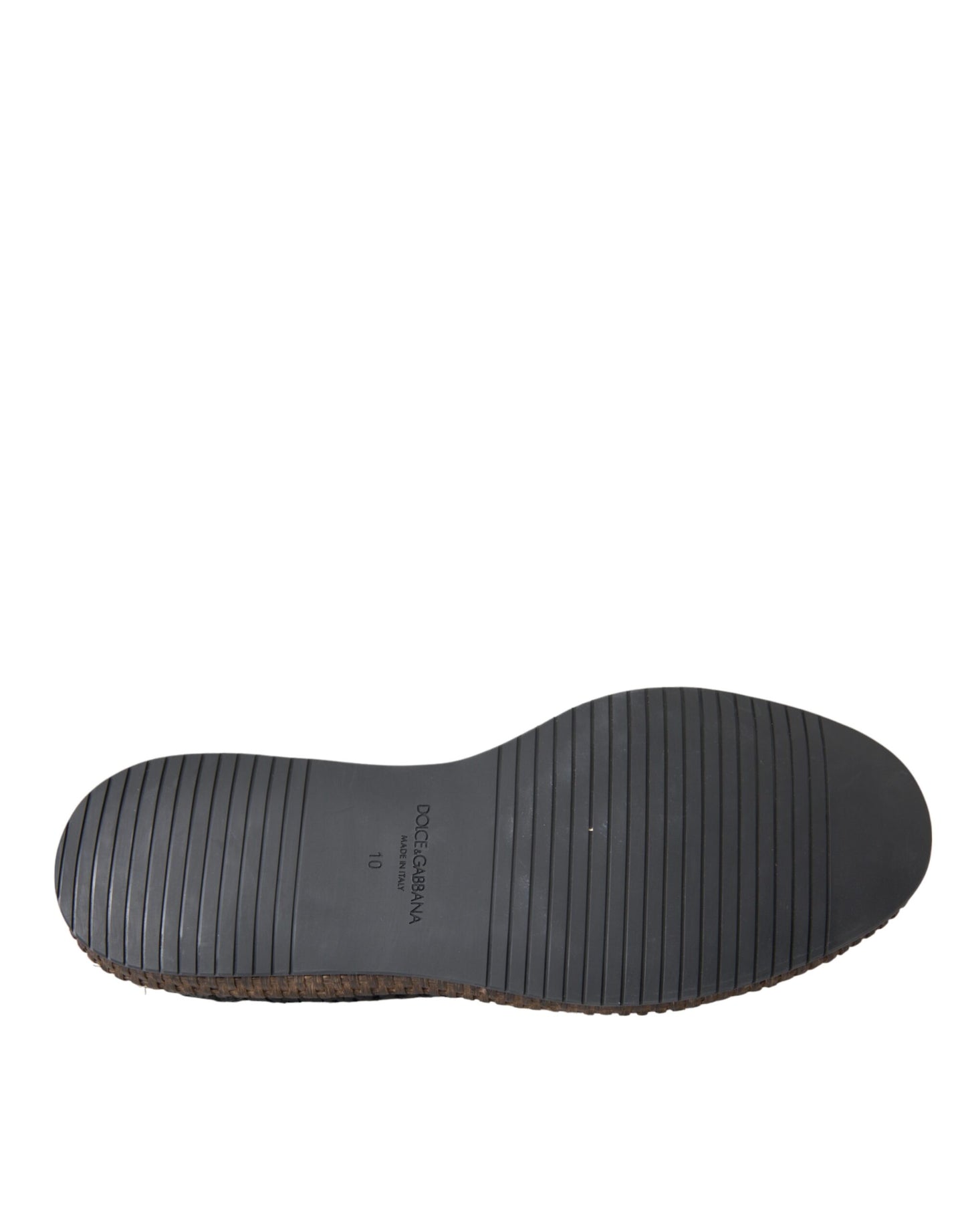 Dolce & Gabbana – Derby-Schnürschuhe aus gewebtem Ziegenleder in Schwarz