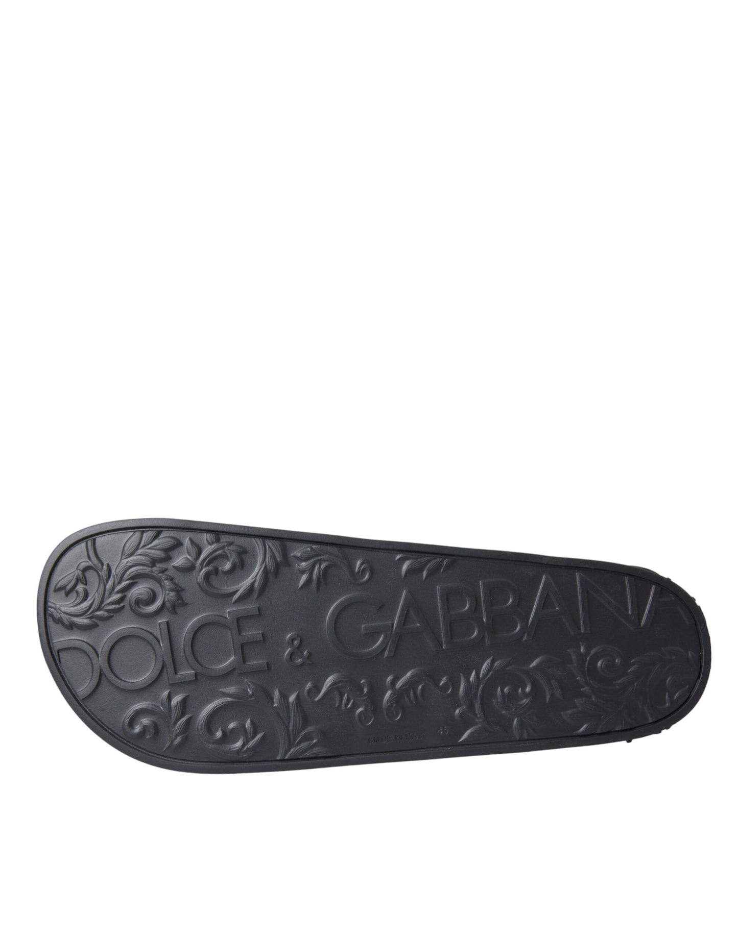 Dolce & Gabbana Mehrfarbige Camouflage-Strandschuhe aus Leder für Herren