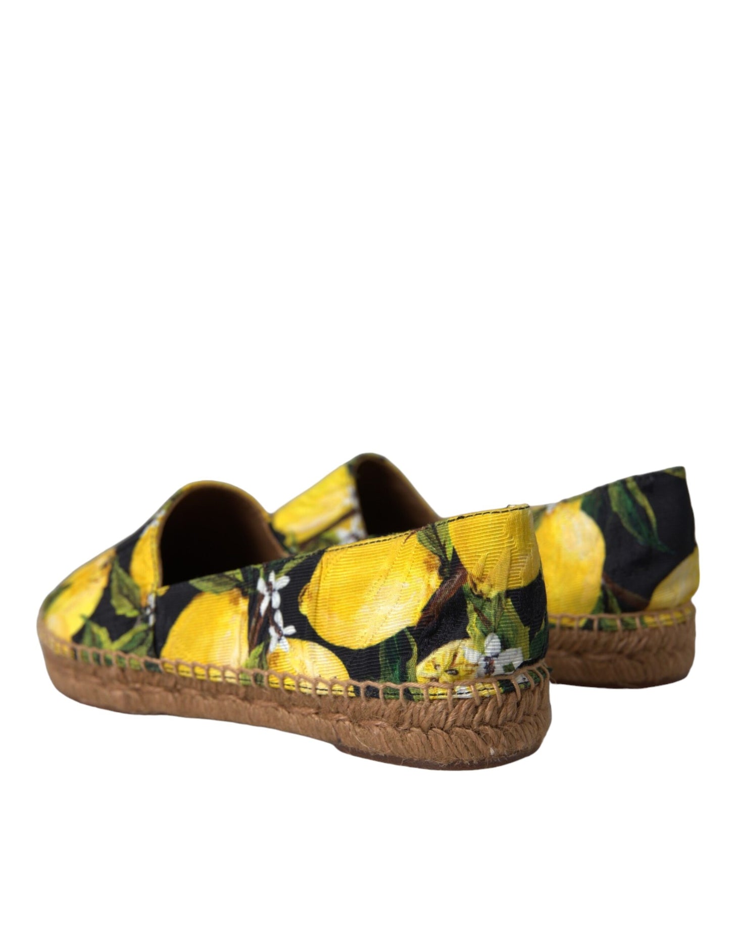 Dolce & Gabbana – Mehrfarbige Zitronen-Espadrilles zum Hineinschlüpfen