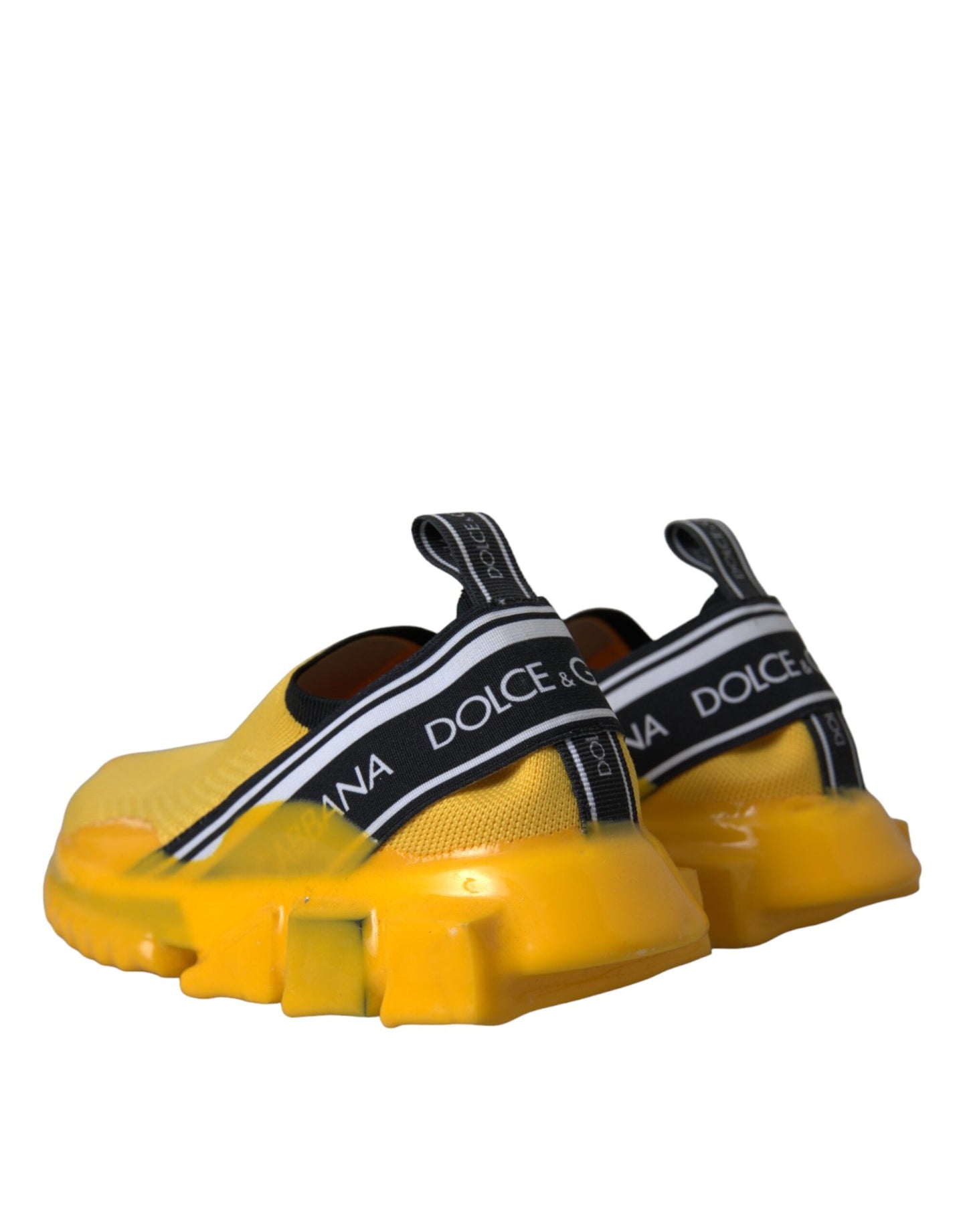 Dolce & Gabbana – Sorrento – Slip-On-Sneakers in Gelb Damen Schuhe