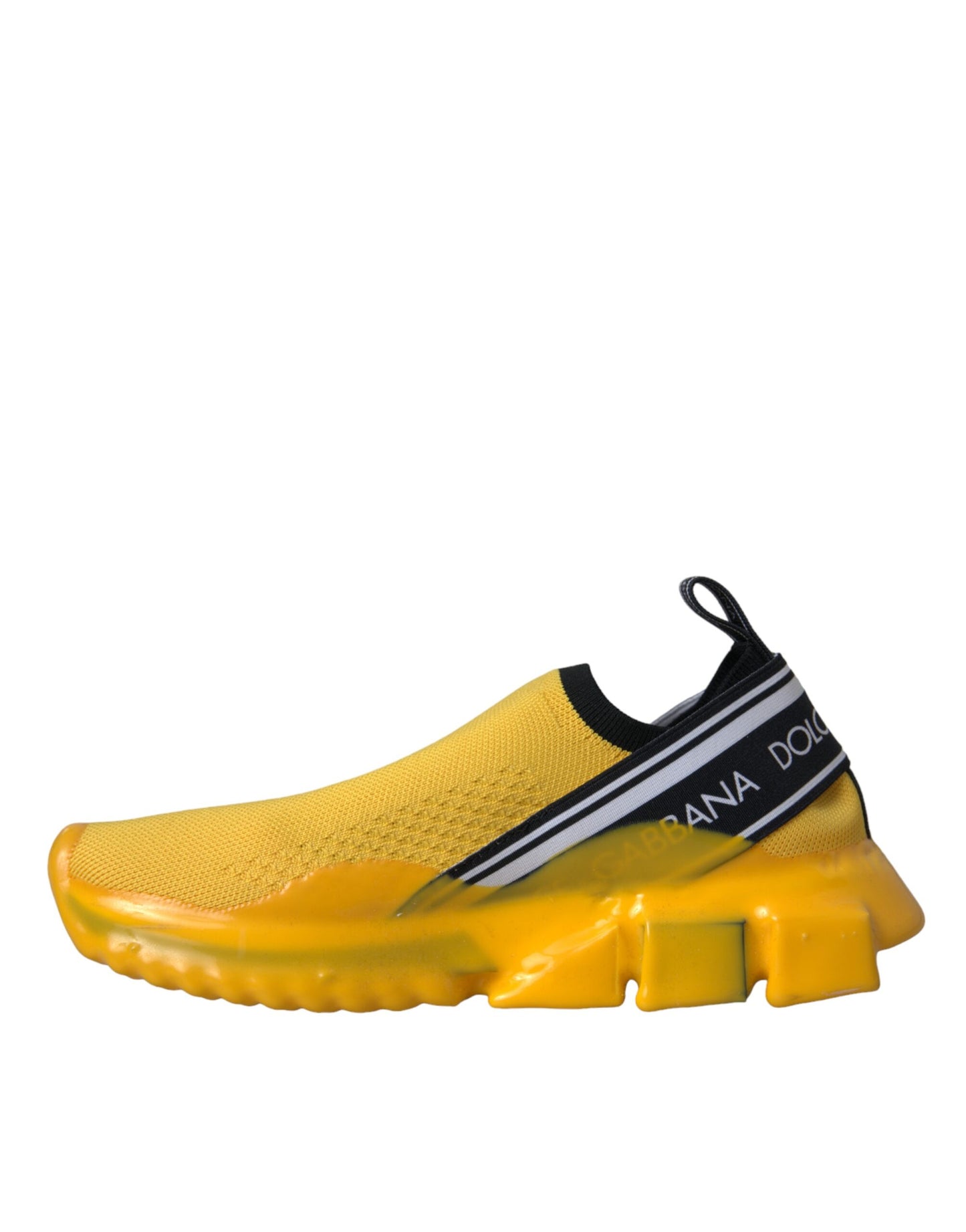 Dolce & Gabbana – Sorrento – Slip-On-Sneakers in Gelb Damen Schuhe