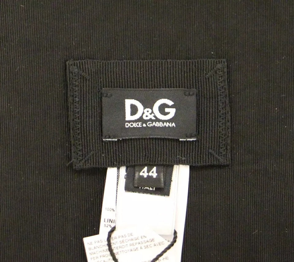 Dolce & Gabbana Damen-Taillenkummerbund aus schwarzer Seide