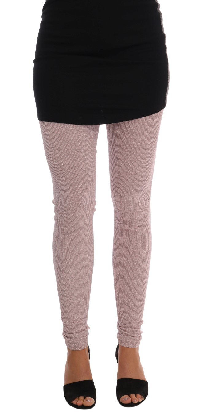Dolce & Gabbana – Strumpfhose mit Stretchbund in Rosa