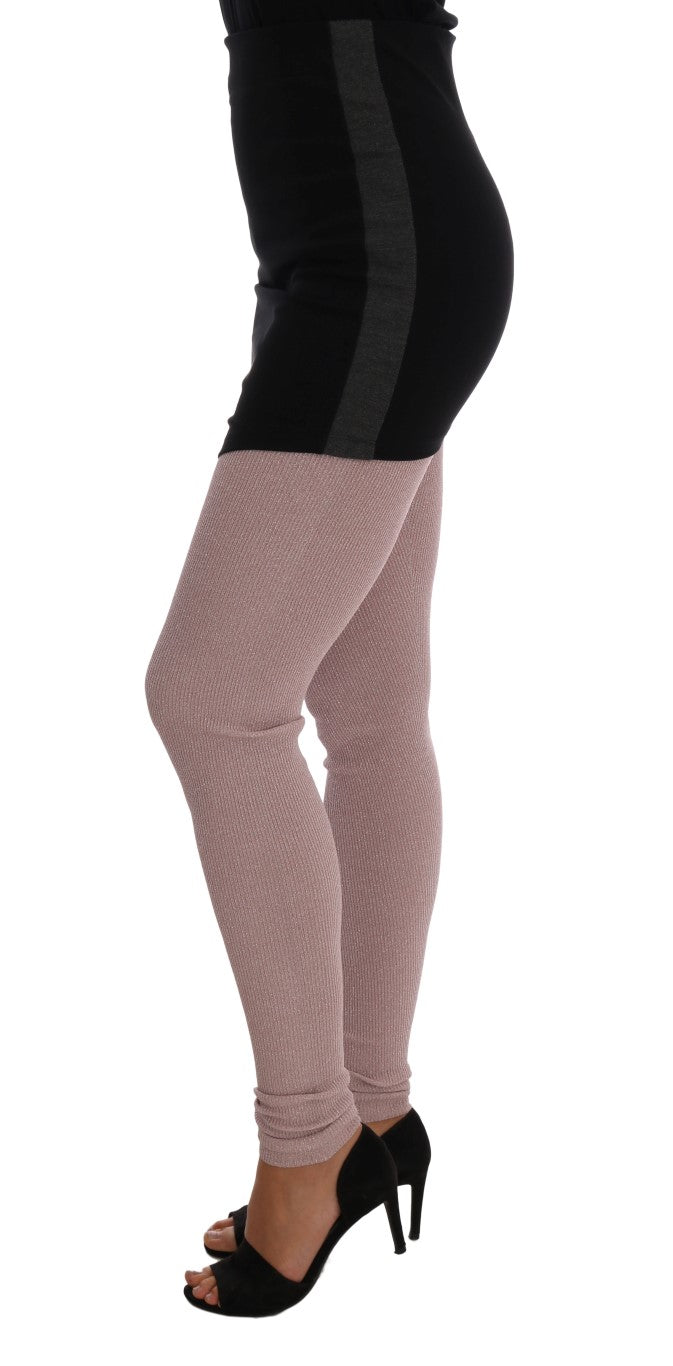 Dolce & Gabbana – Strumpfhose mit Stretchbund in Rosa