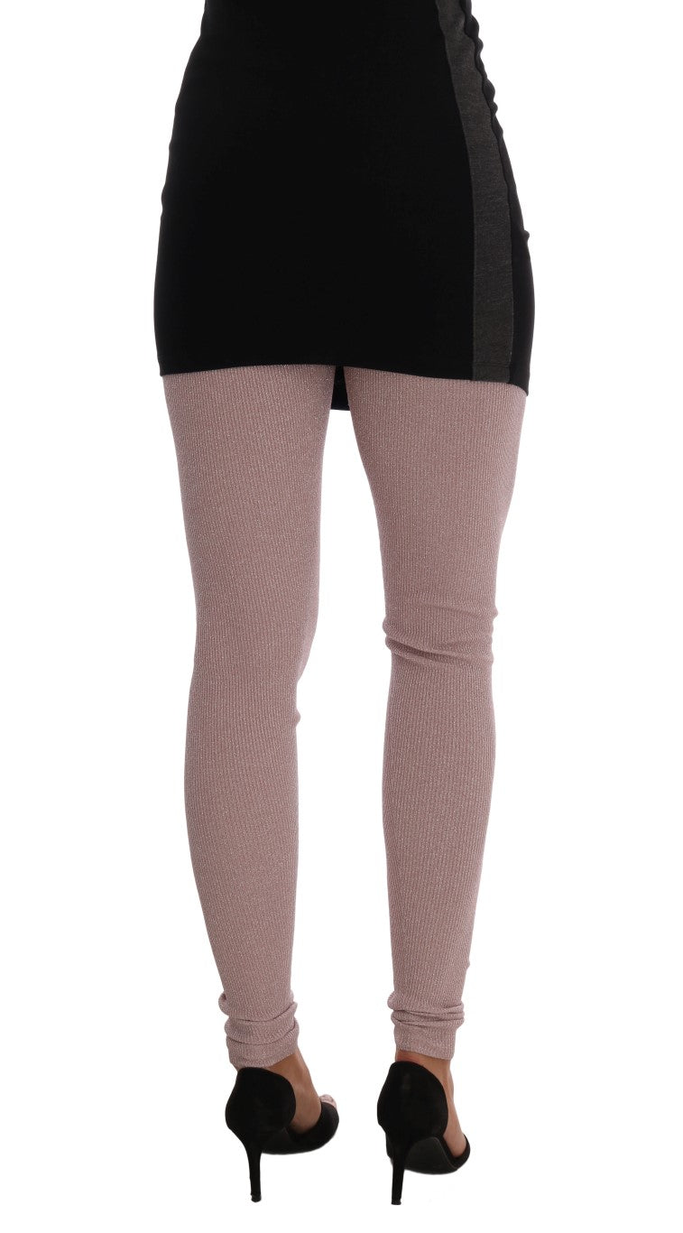 Dolce & Gabbana – Strumpfhose mit Stretchbund in Rosa