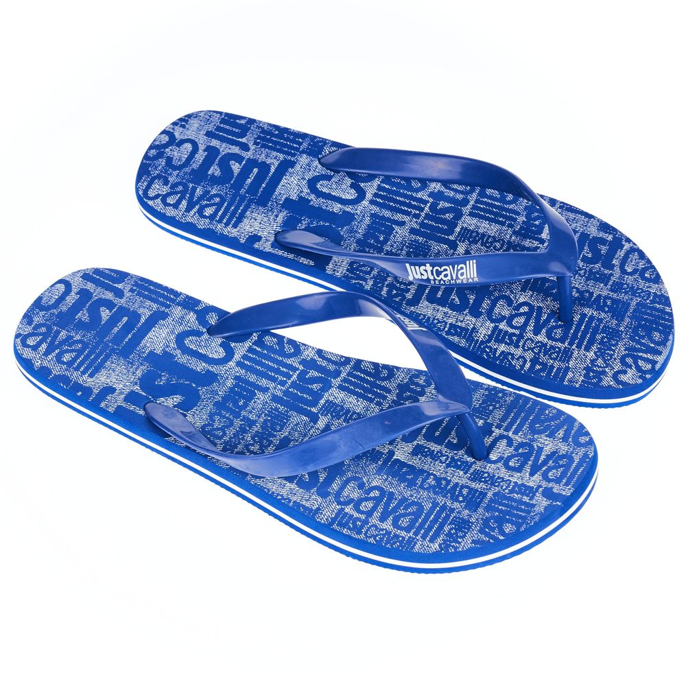 Just Cavalli Hellblaue EVA-Sandale für Herren