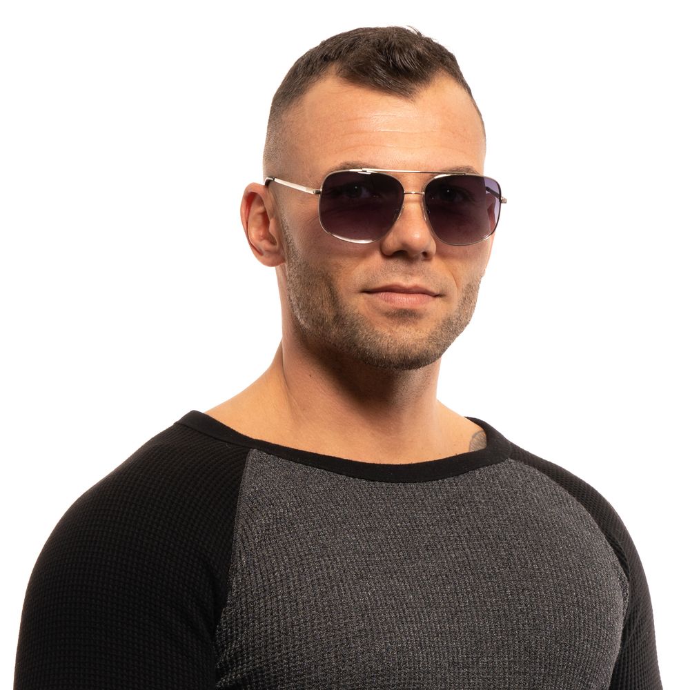 Guess Silberne Herren Sonnenbrille