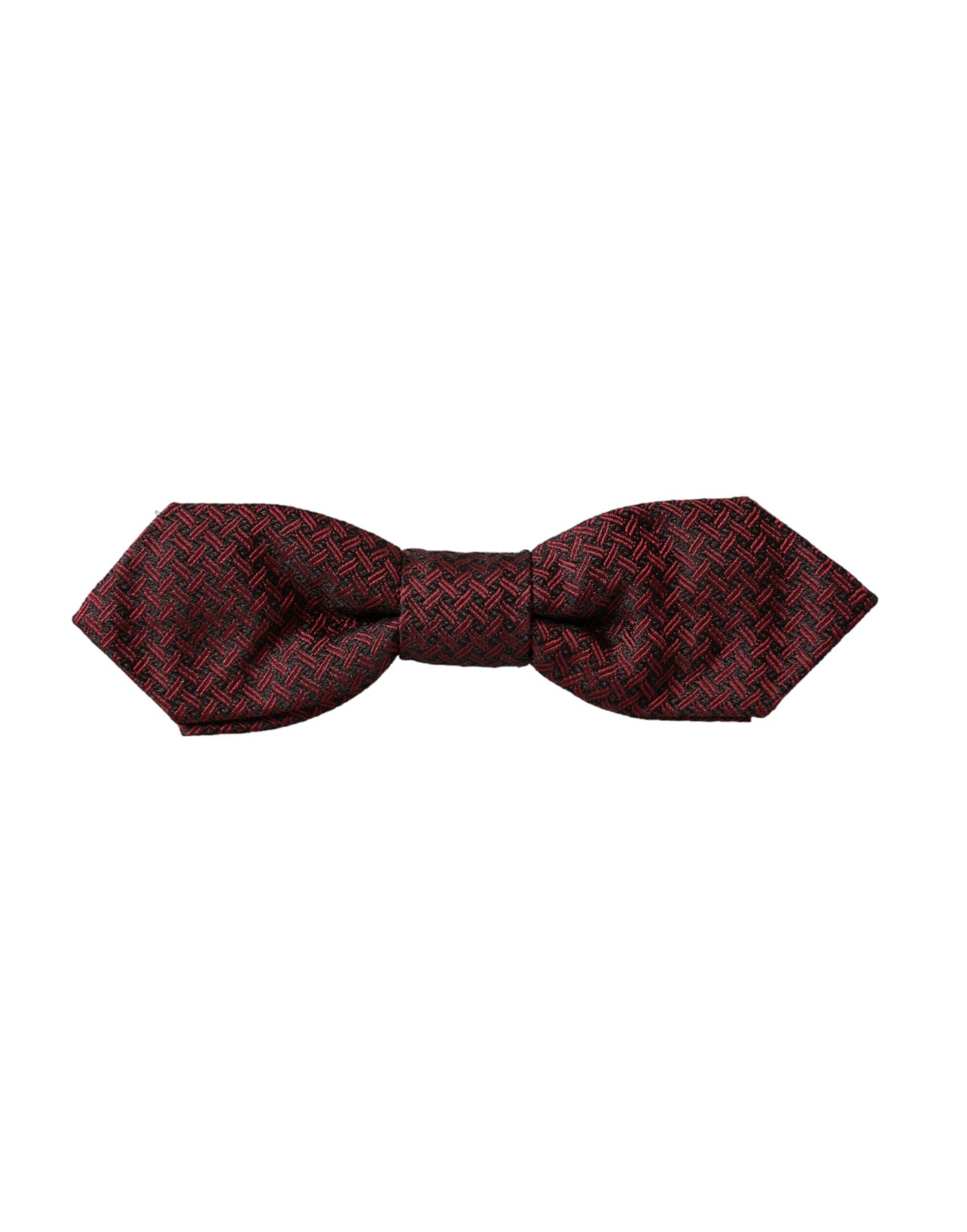 Dolce & Gabbana Rote Seidenfliege mit verstellbarem Halsausschnitt