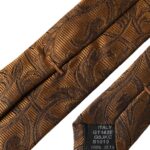 Dolce & Gabbana – Braune, florale Herrenkrawatte aus 100 % Seide, verstellbar