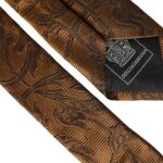 Dolce & Gabbana – Braune, florale Herrenkrawatte aus 100 % Seide, verstellbar