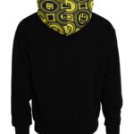 Dolce & Gabbana – Schwarzes Baumwoll-Kapuzensweatshirt mit Logo