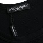 Dolce & Gabbana Schwarzes Tanktop Ärmellose Unterwäsche Herren T-Shirt