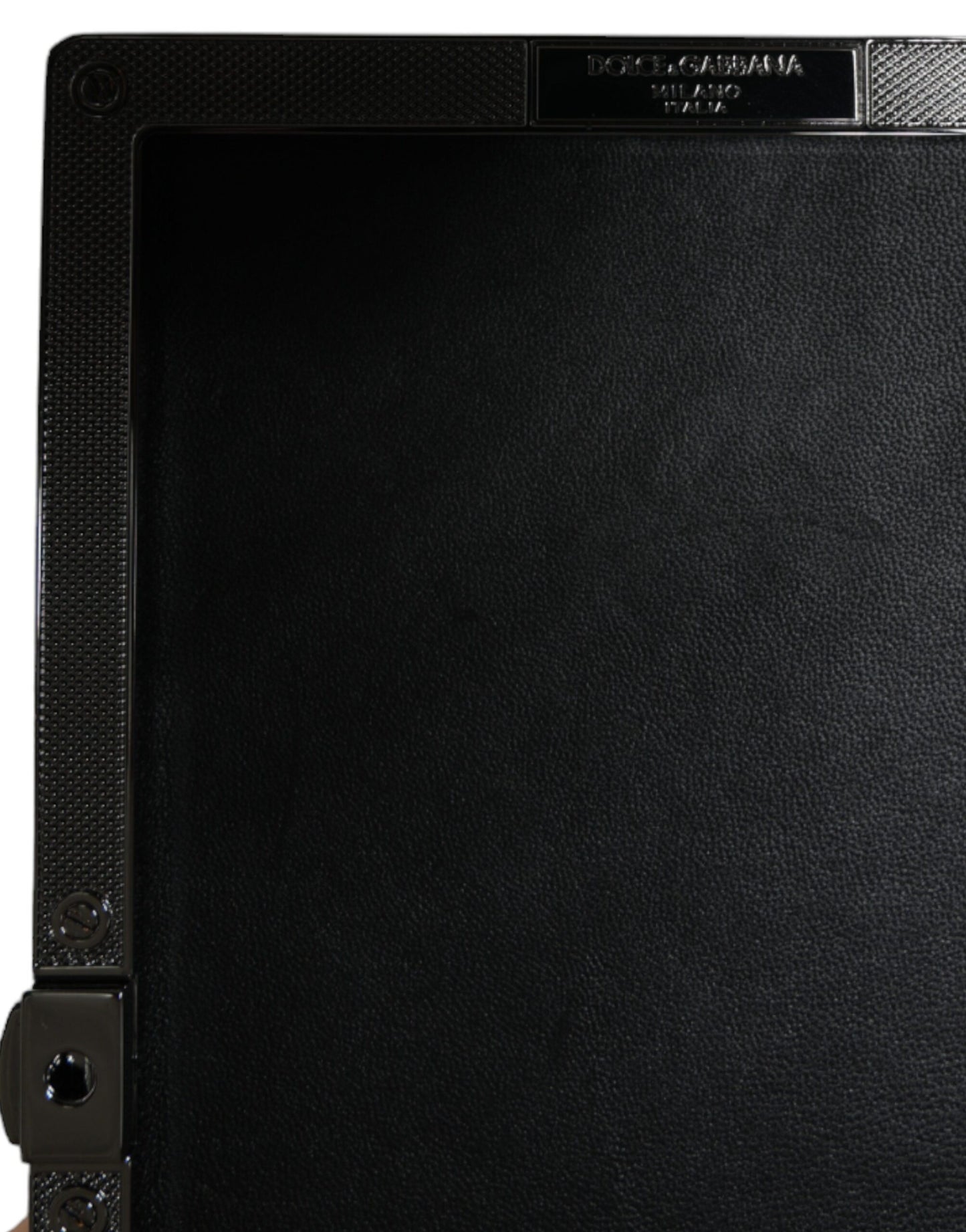 Dolce & Gabbana Schwarze Samt-Clutch mit Kristallen für Abendpartys