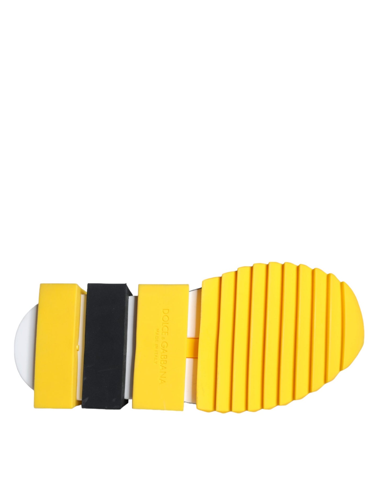 Dolce & Gabbana Gelbe Sorrento Kristalle Sneakers Damenschuhe