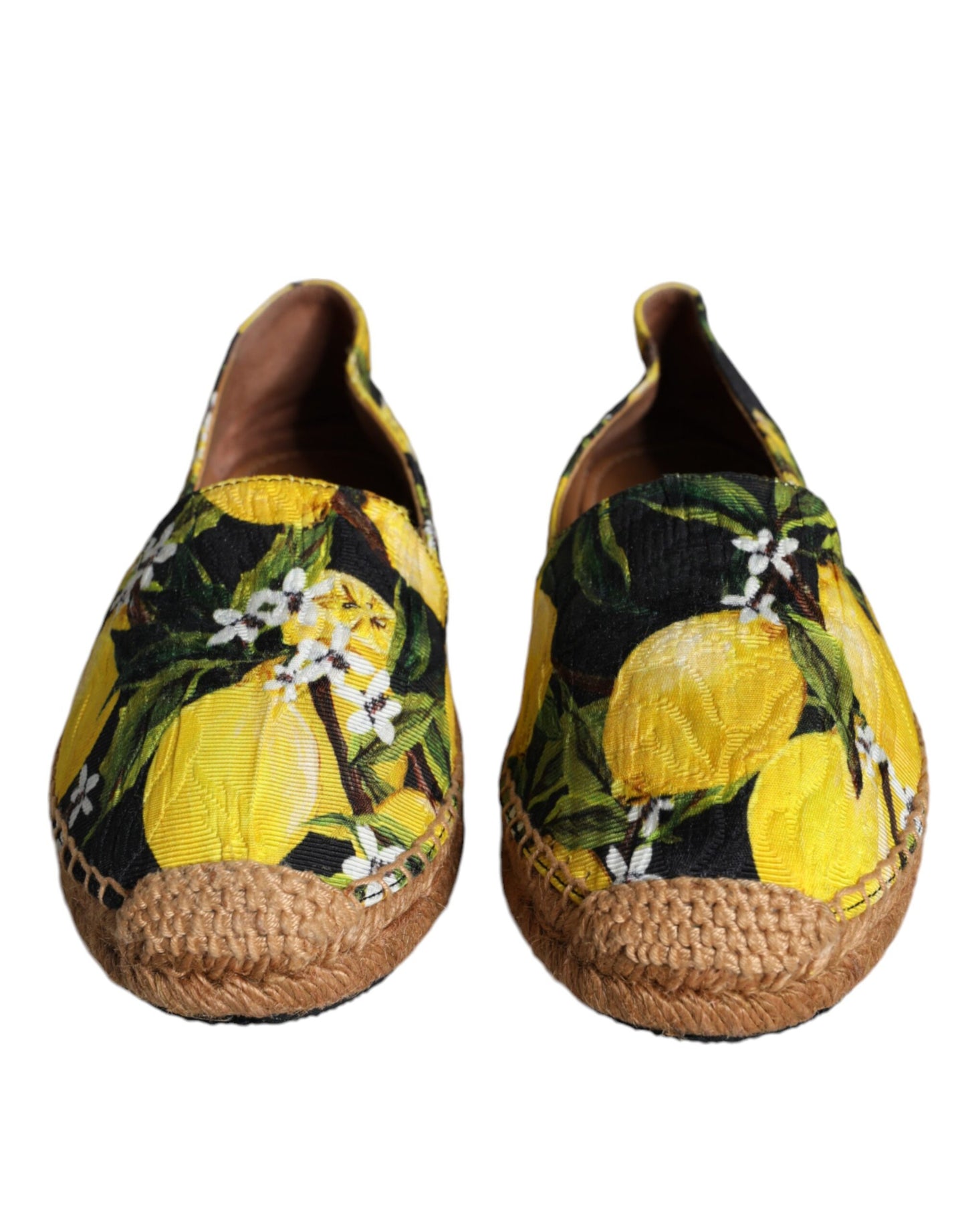Dolce & Gabbana – Mehrfarbige Zitronen-Espadrilles zum Hineinschlüpfen