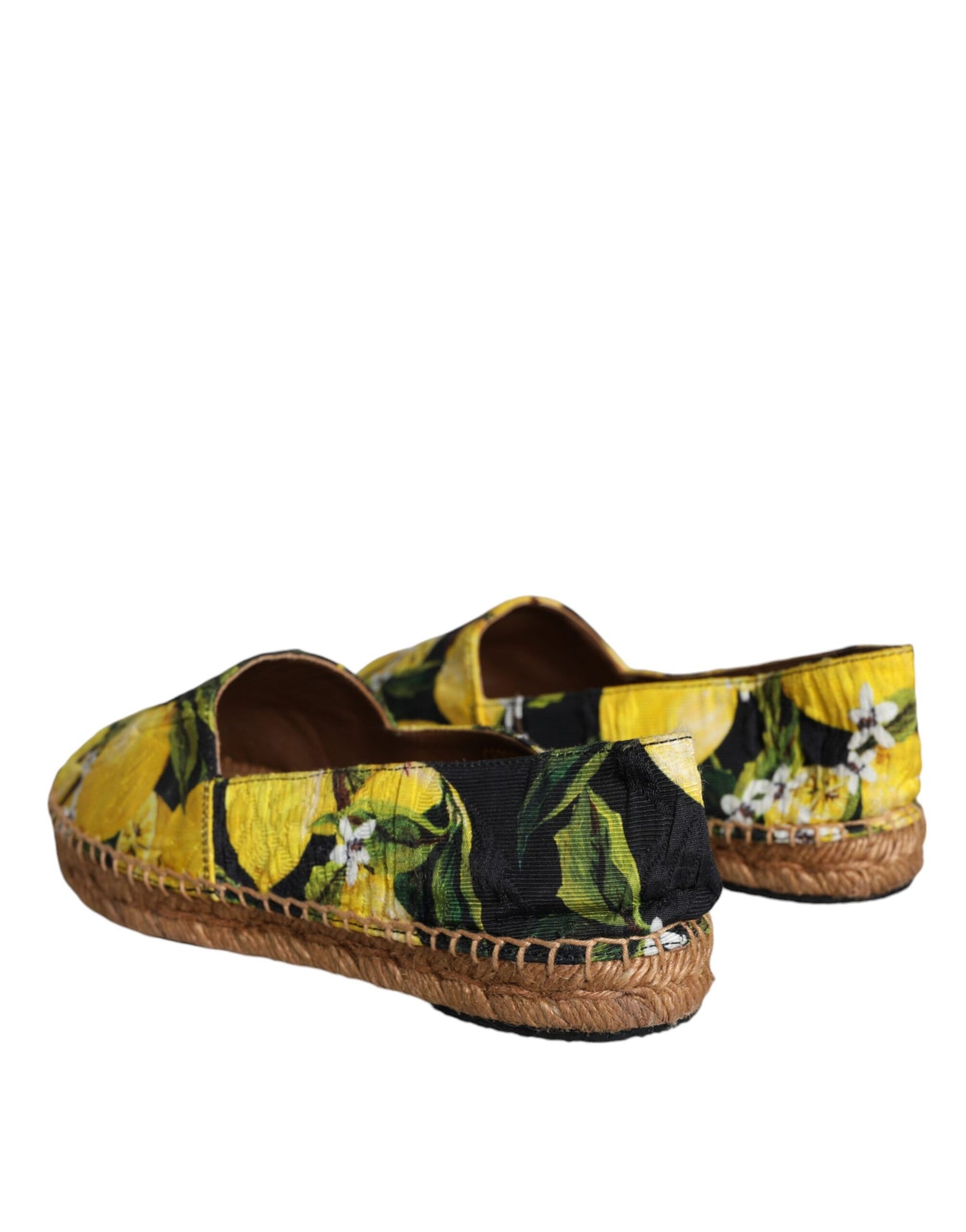Dolce & Gabbana – Mehrfarbige Zitronen-Espadrilles zum Hineinschlüpfen